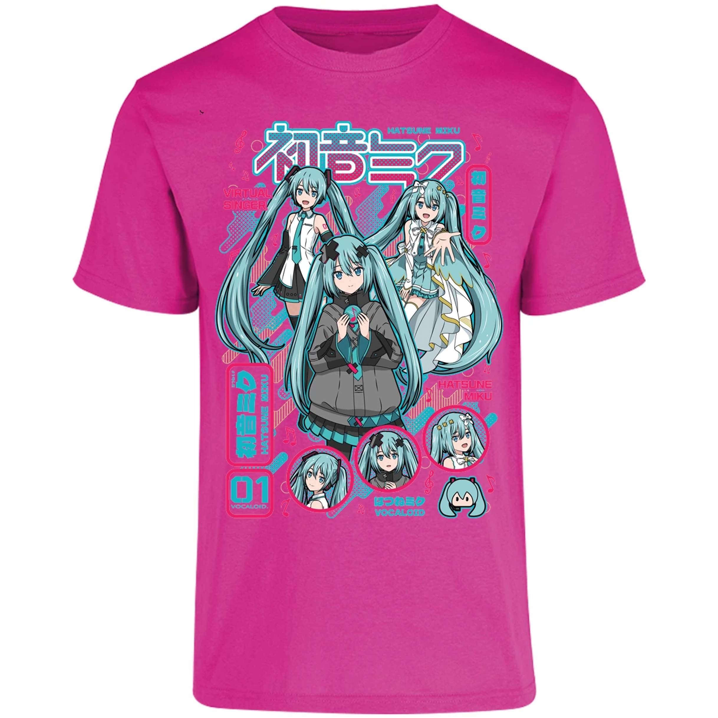 Playera Naruto Miku Anime para Adulto 18