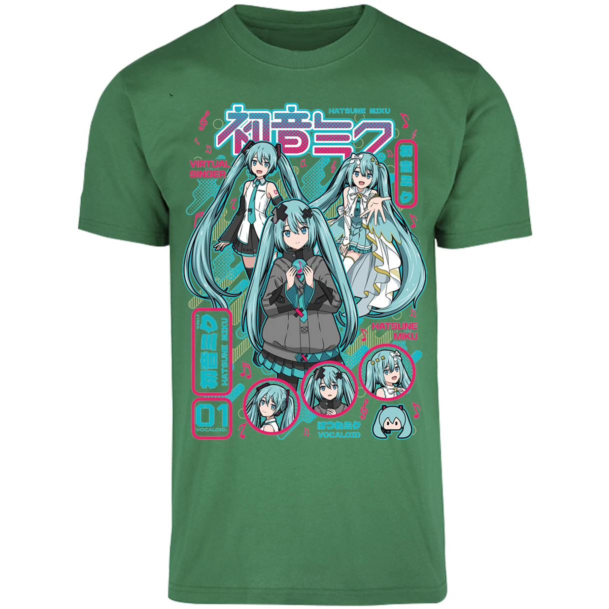 Playera Naruto Miku Anime para Adulto 13