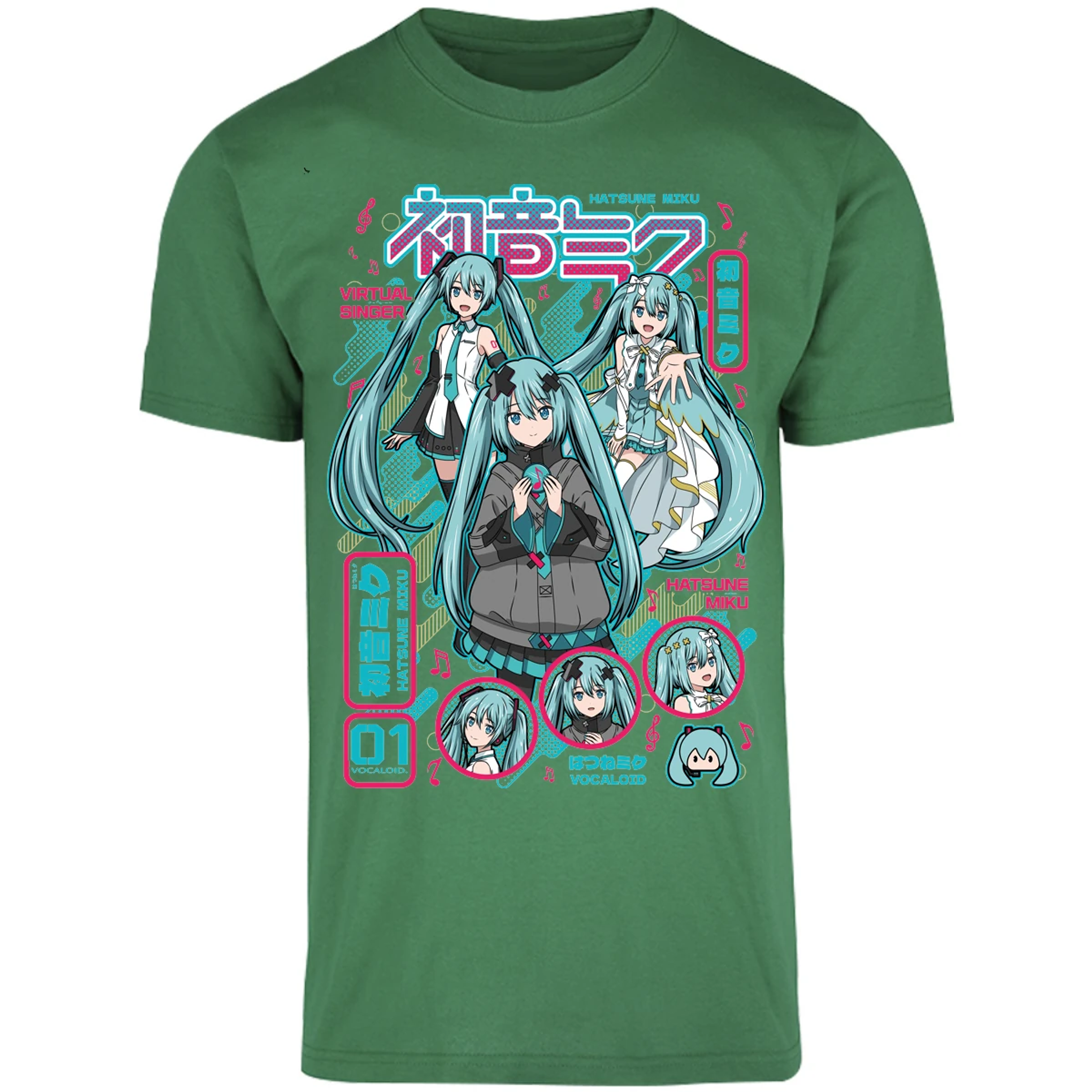 Playera Naruto Miku Anime para Adulto 13