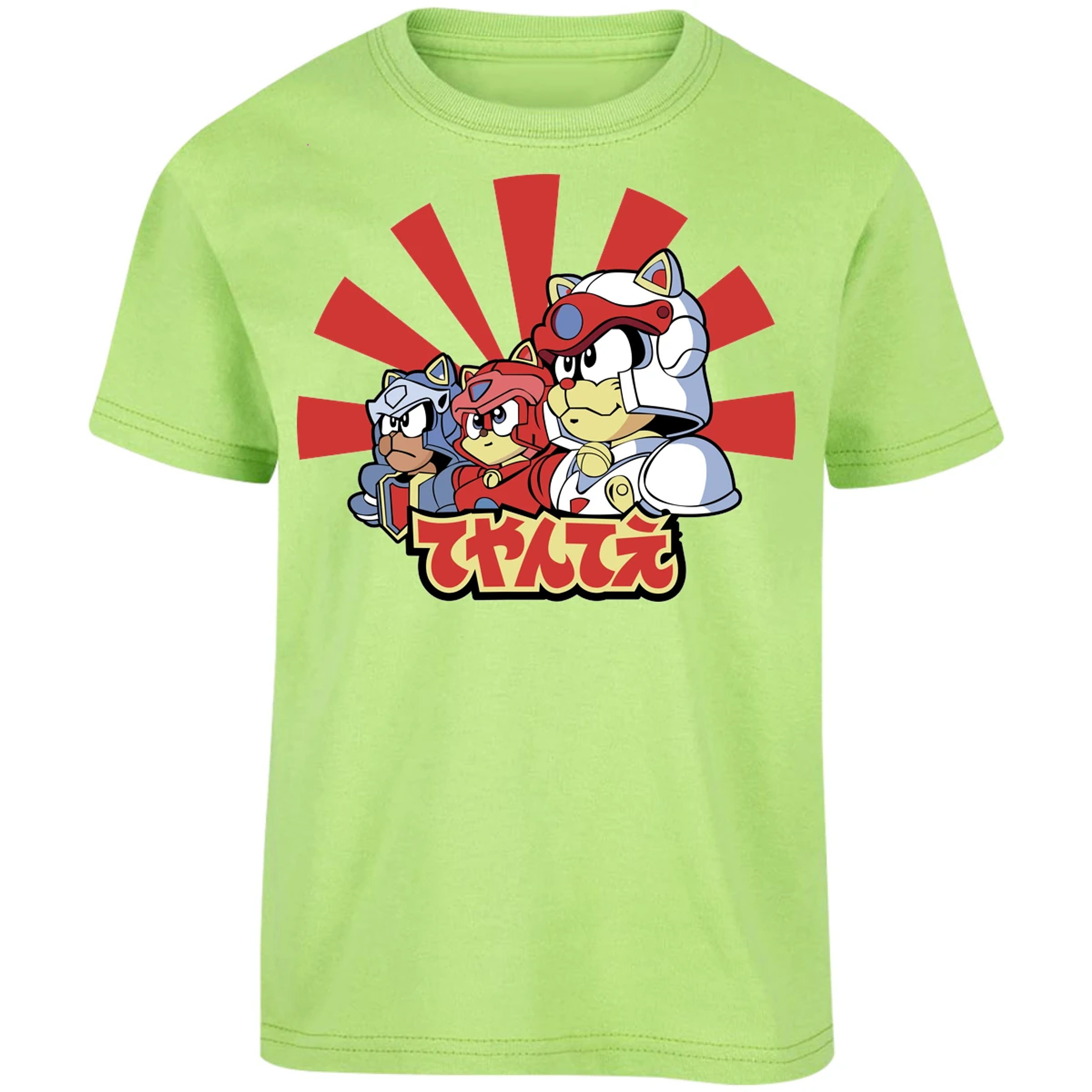 Playera Samurai Pizza Cats Gatos Samurai para Niño 5