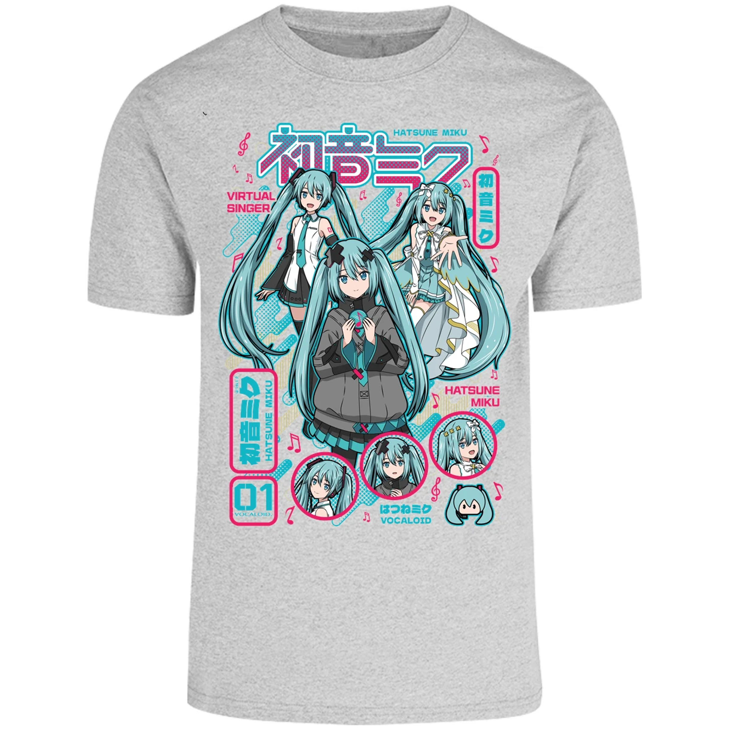 Playera Naruto Miku Anime para Adulto 7