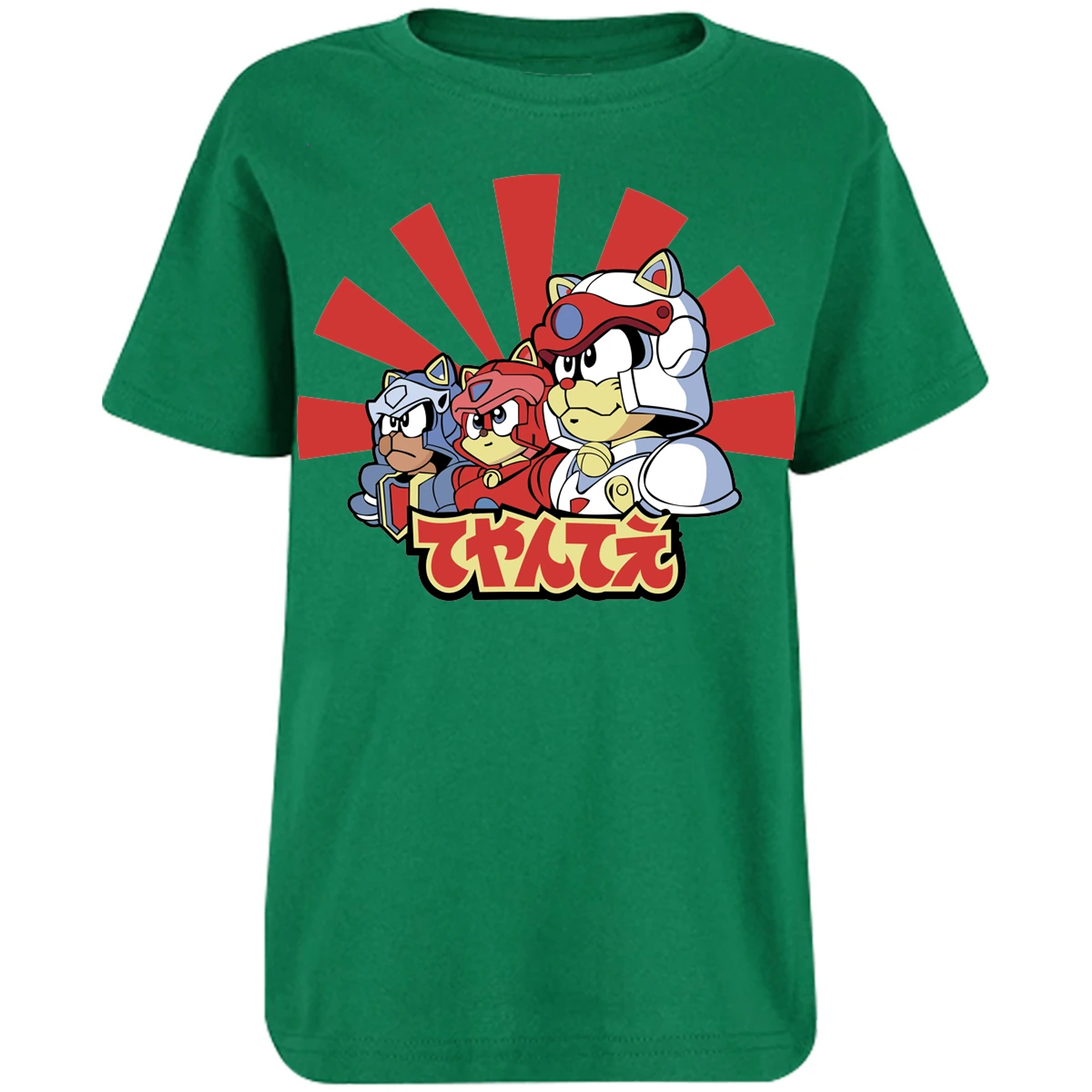 Playera Samurai Pizza Cats Gatos Samurai para Niño 15