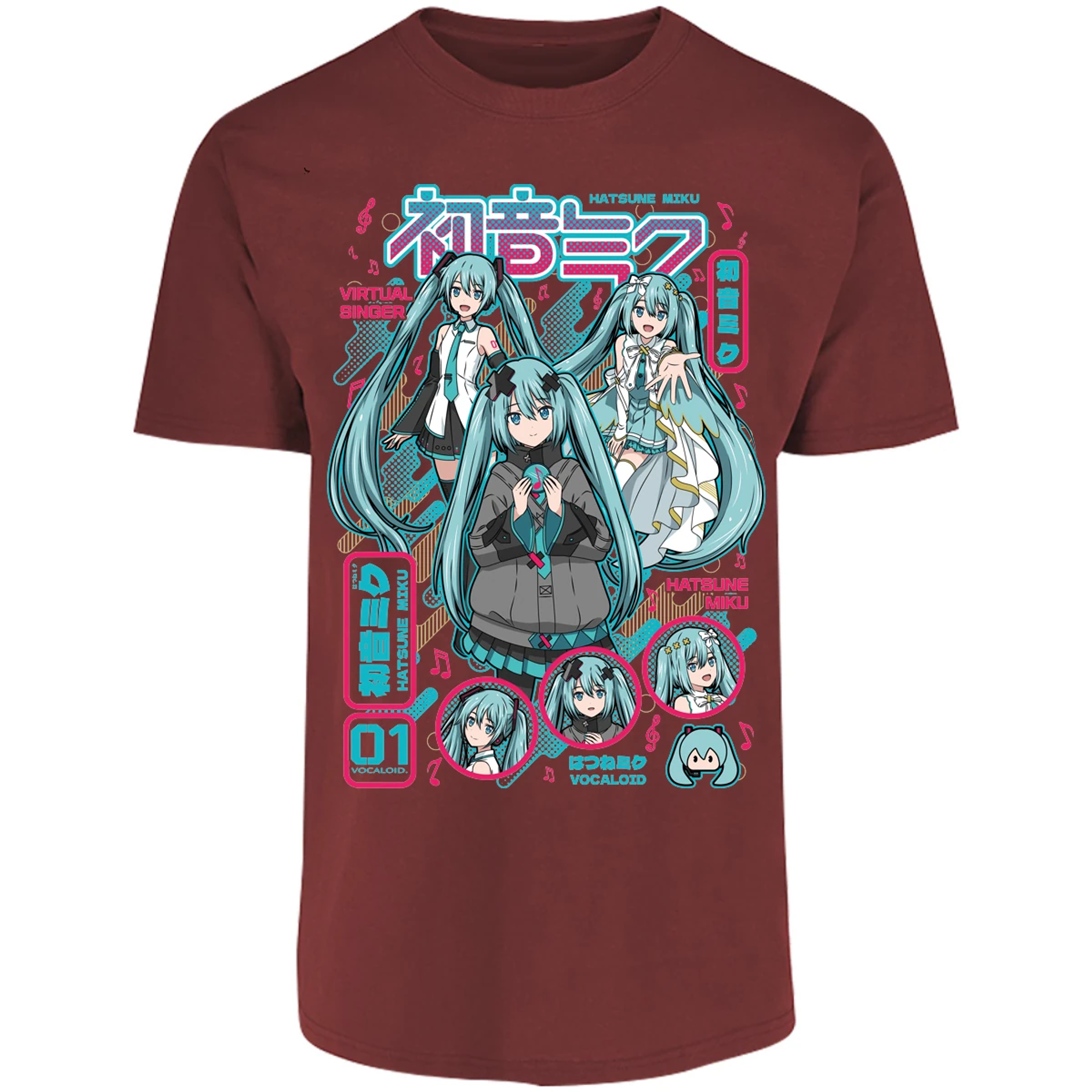 Playera Naruto Miku Anime para Adulto 28