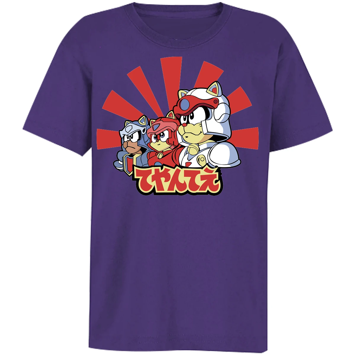 Playera Samurai Pizza Cats Gatos Samurai para Niño 3