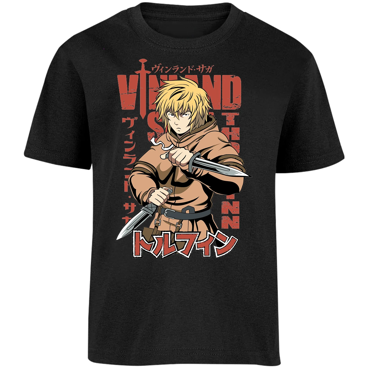 Playera Vindland Saga Thorfinn para Niño 13