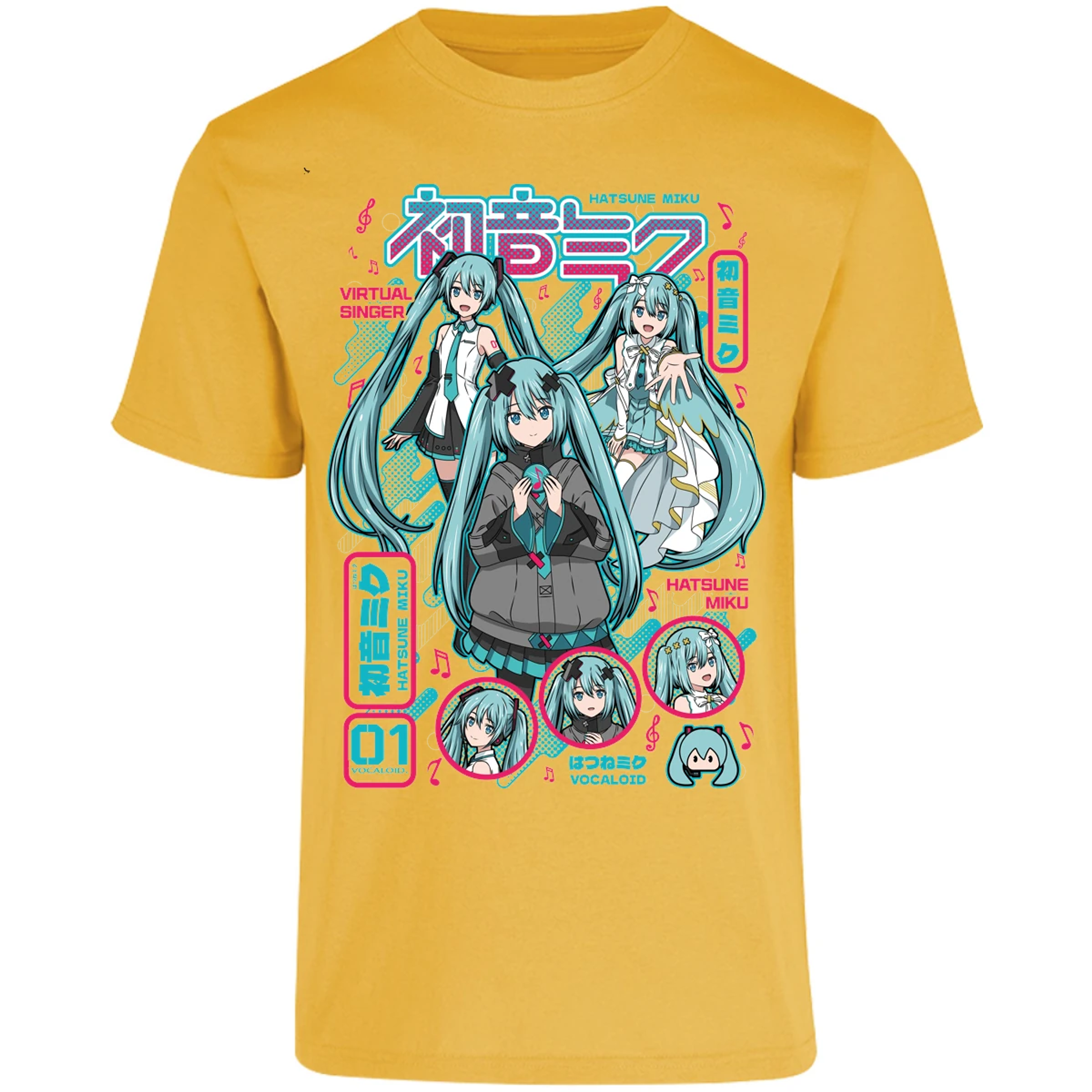 Playera Naruto Miku Anime para Adulto 1