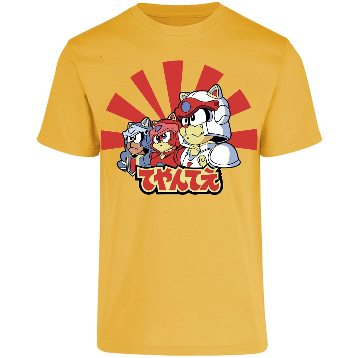 Playera Samurai Pizza Cats Gatos Samurai para Adulto 3