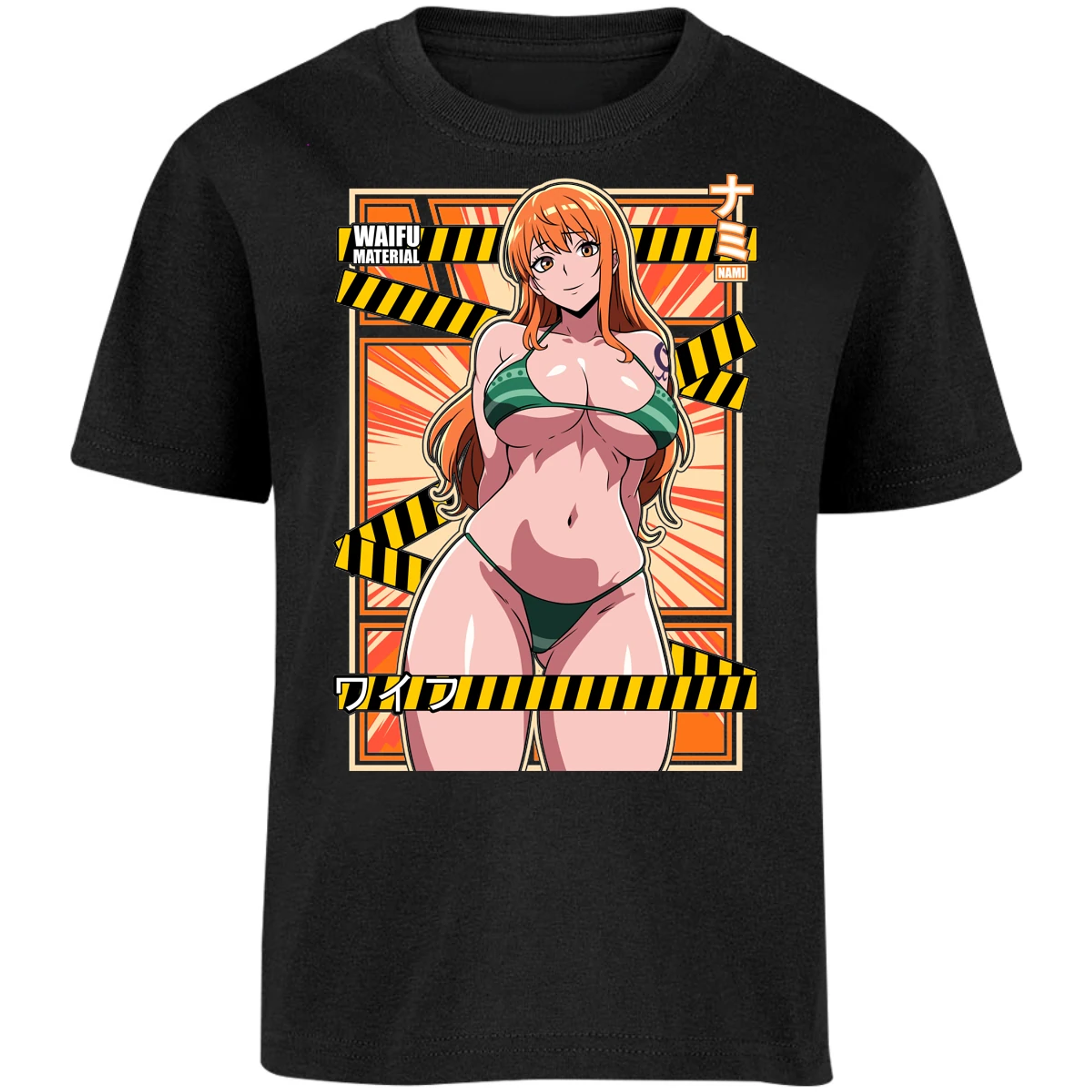 Playera One Piece Waifu Nami para Niño 9