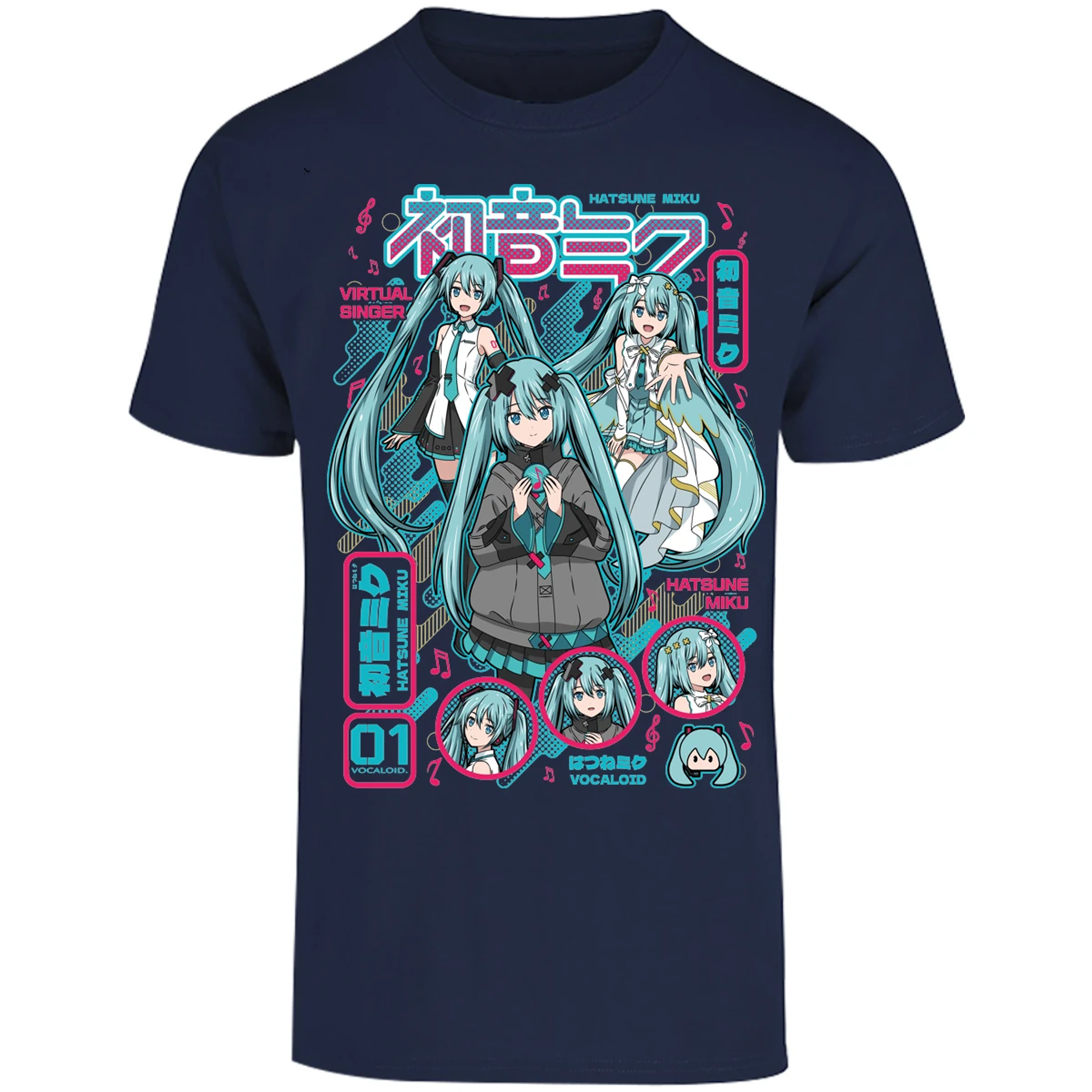 Playera Naruto Miku Anime para Adulto 8