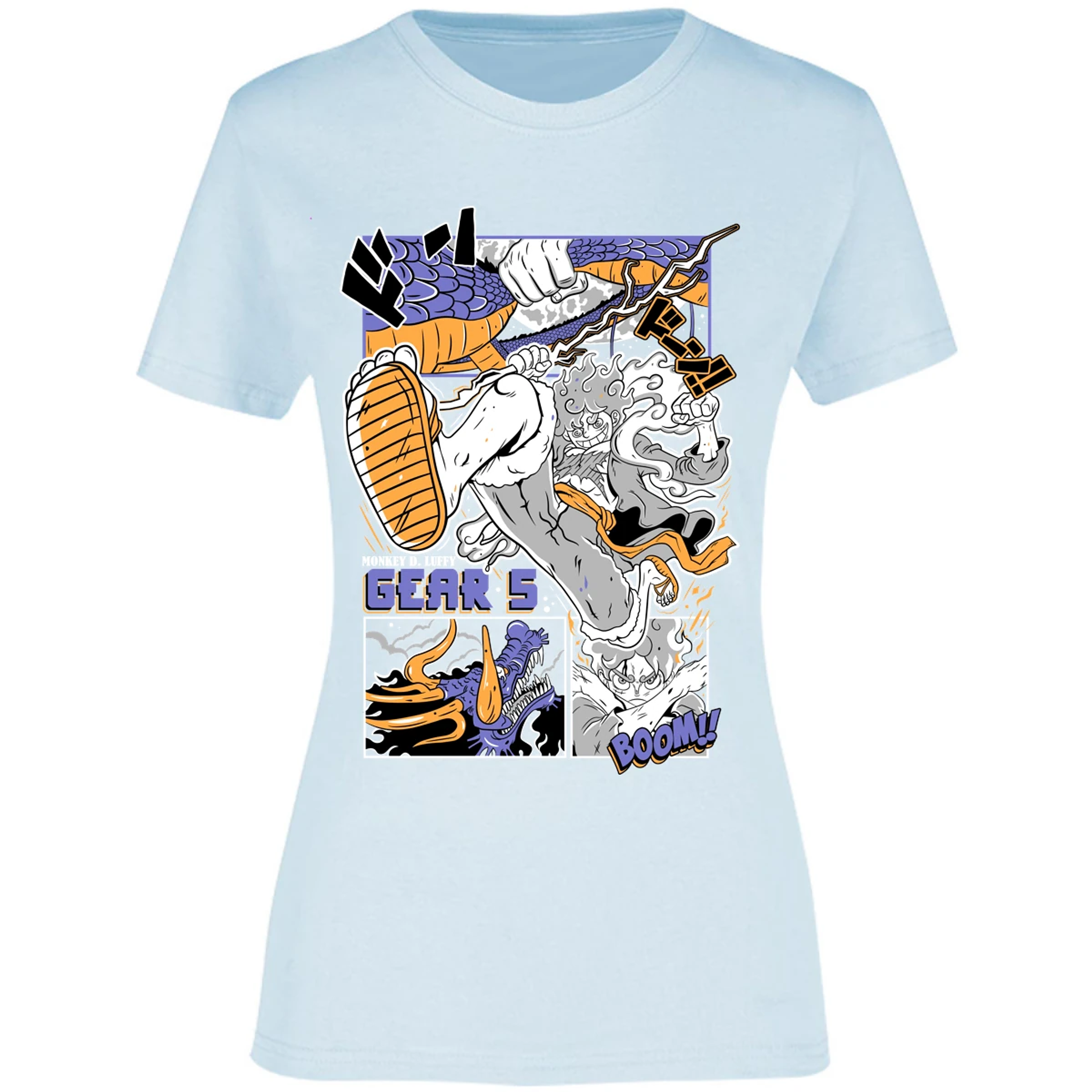 Blusa One Piece Luffy Gear5 Blusa para Mujer 9