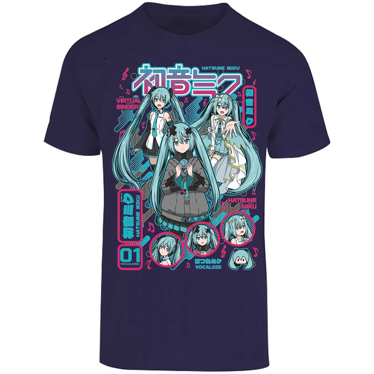Playera Naruto Miku Anime para Adulto 19
