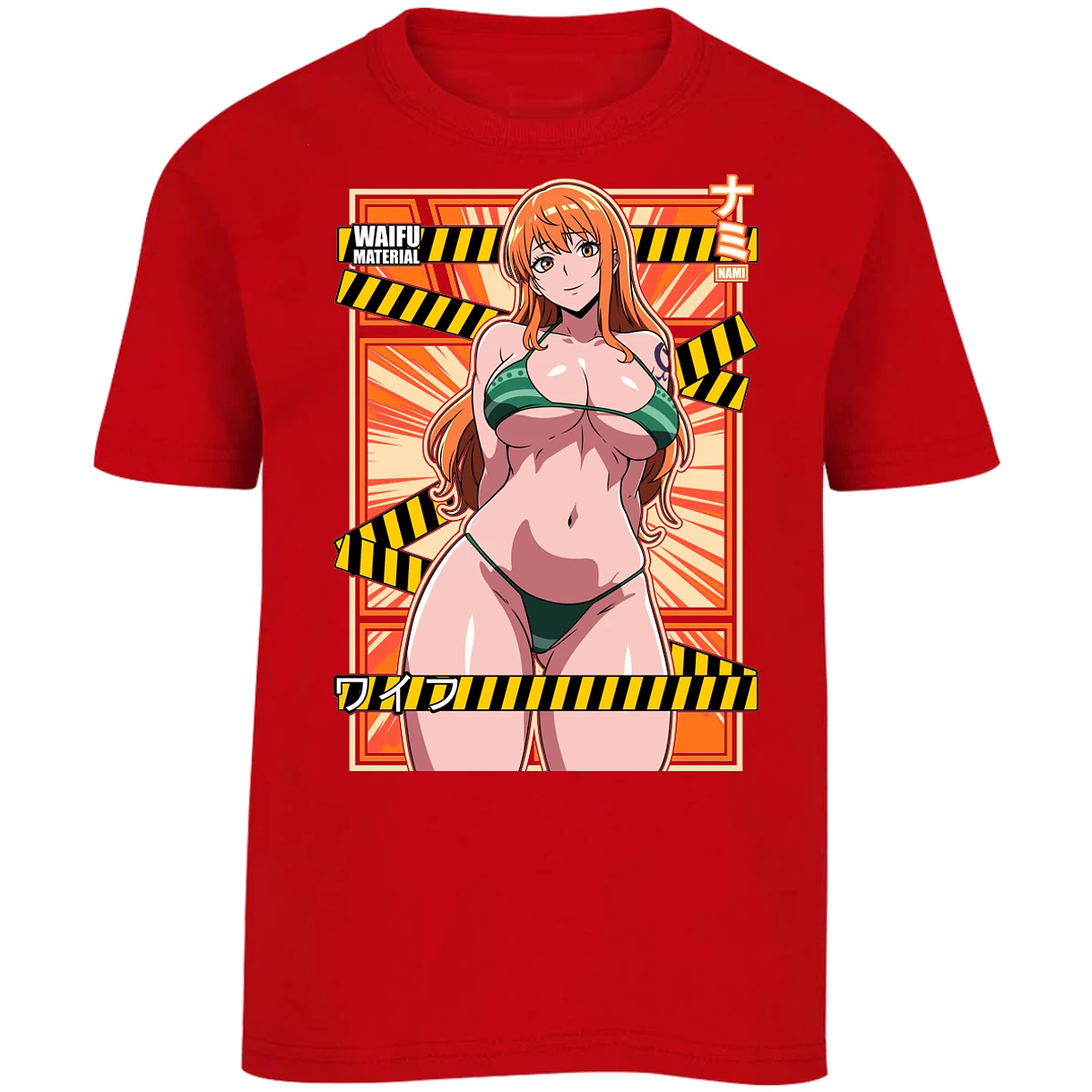 Playera One Piece Waifu Nami para Niño 25