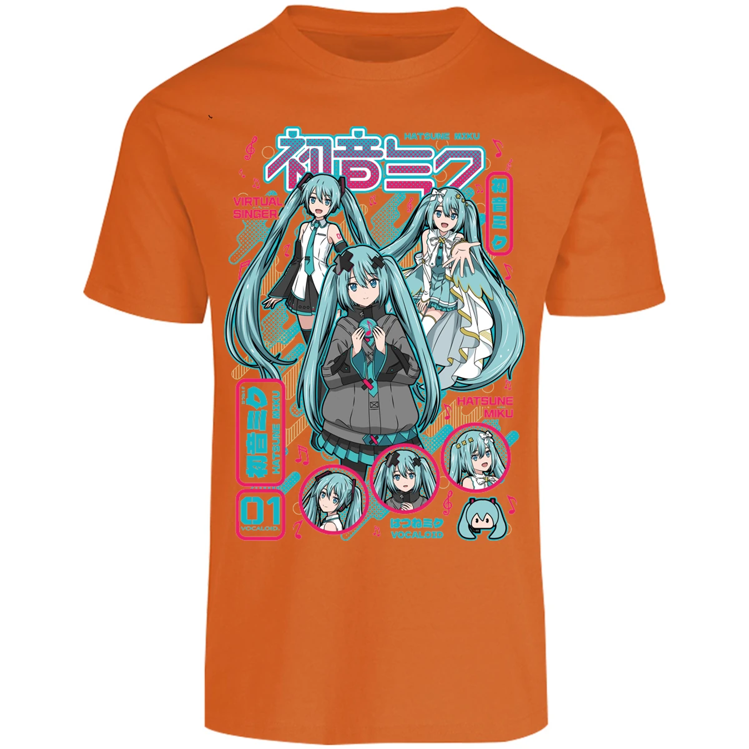 Playera Naruto Miku Anime para Adulto 9