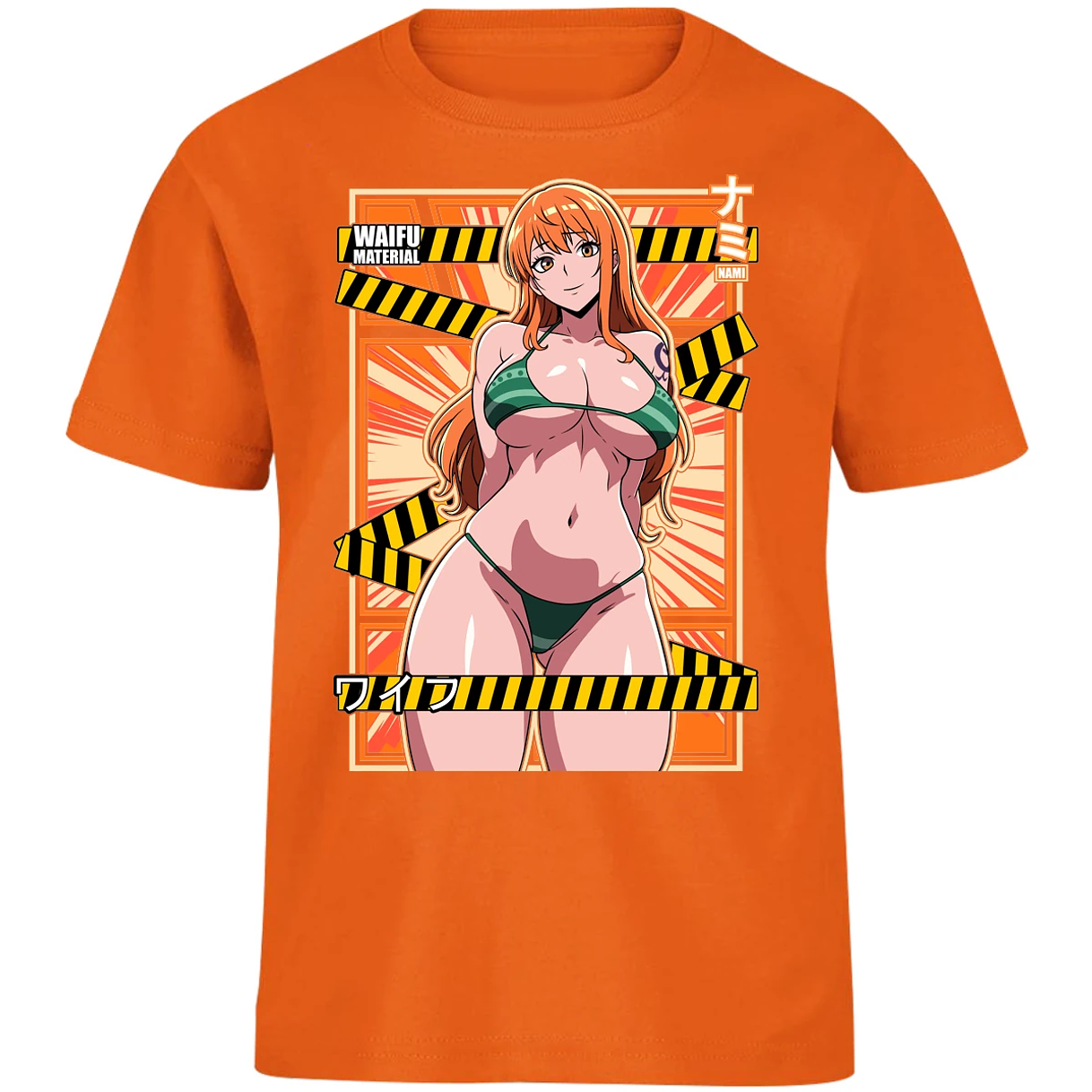 Playera One Piece Waifu Nami para Niño 19