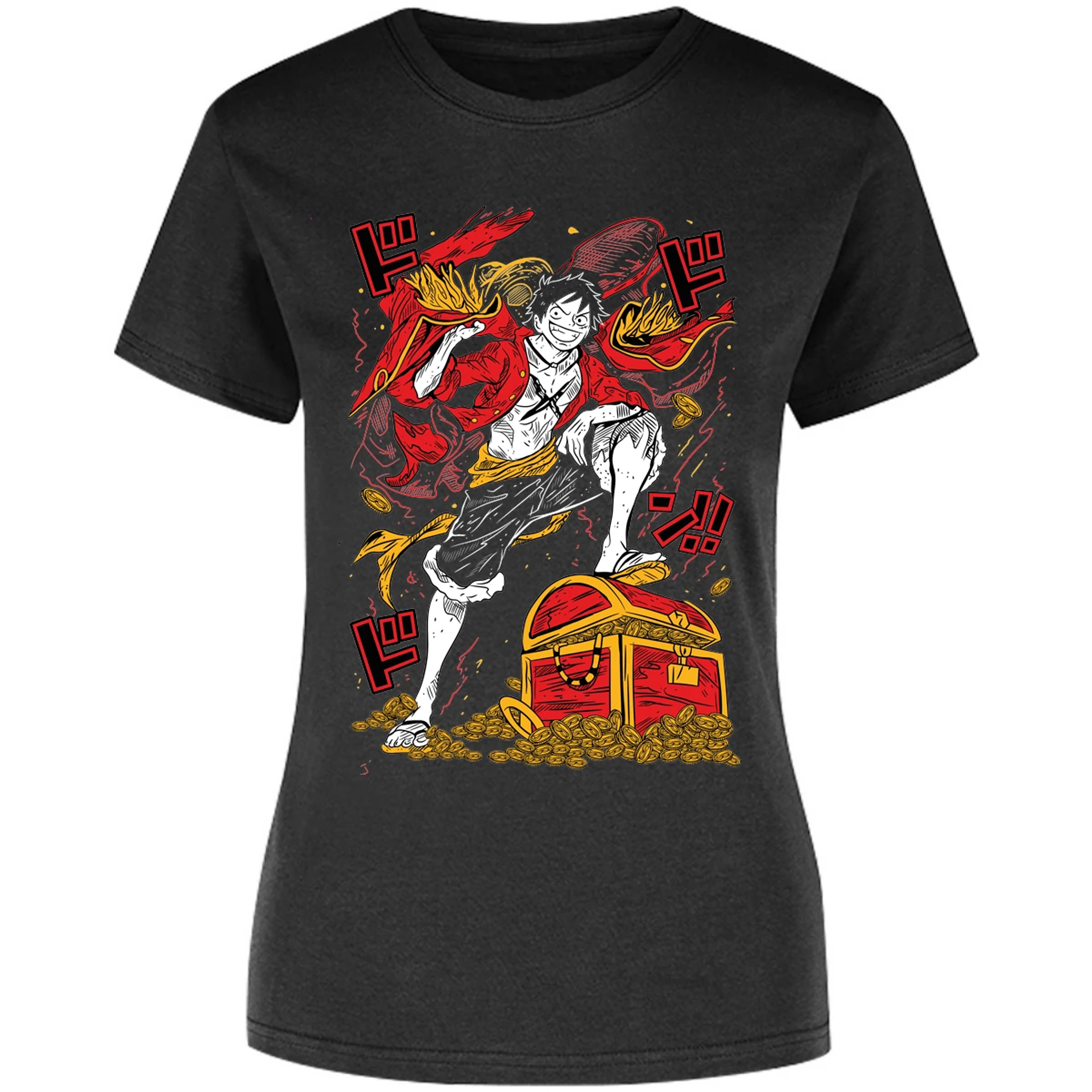 Blusa One Piece Luffy Tesoro Anime Blusa para Mujer 7