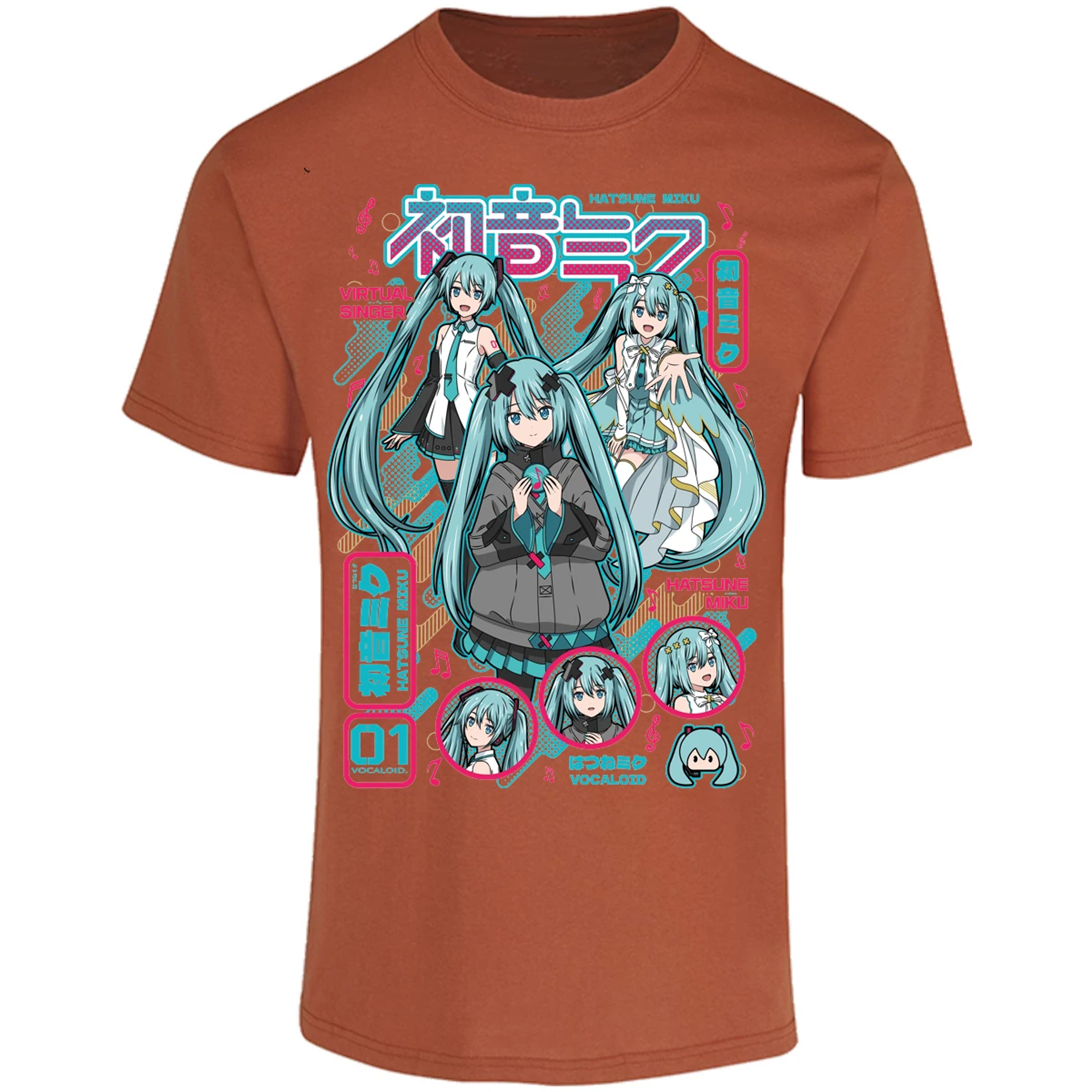 Playera Naruto Miku Anime para Adulto 25