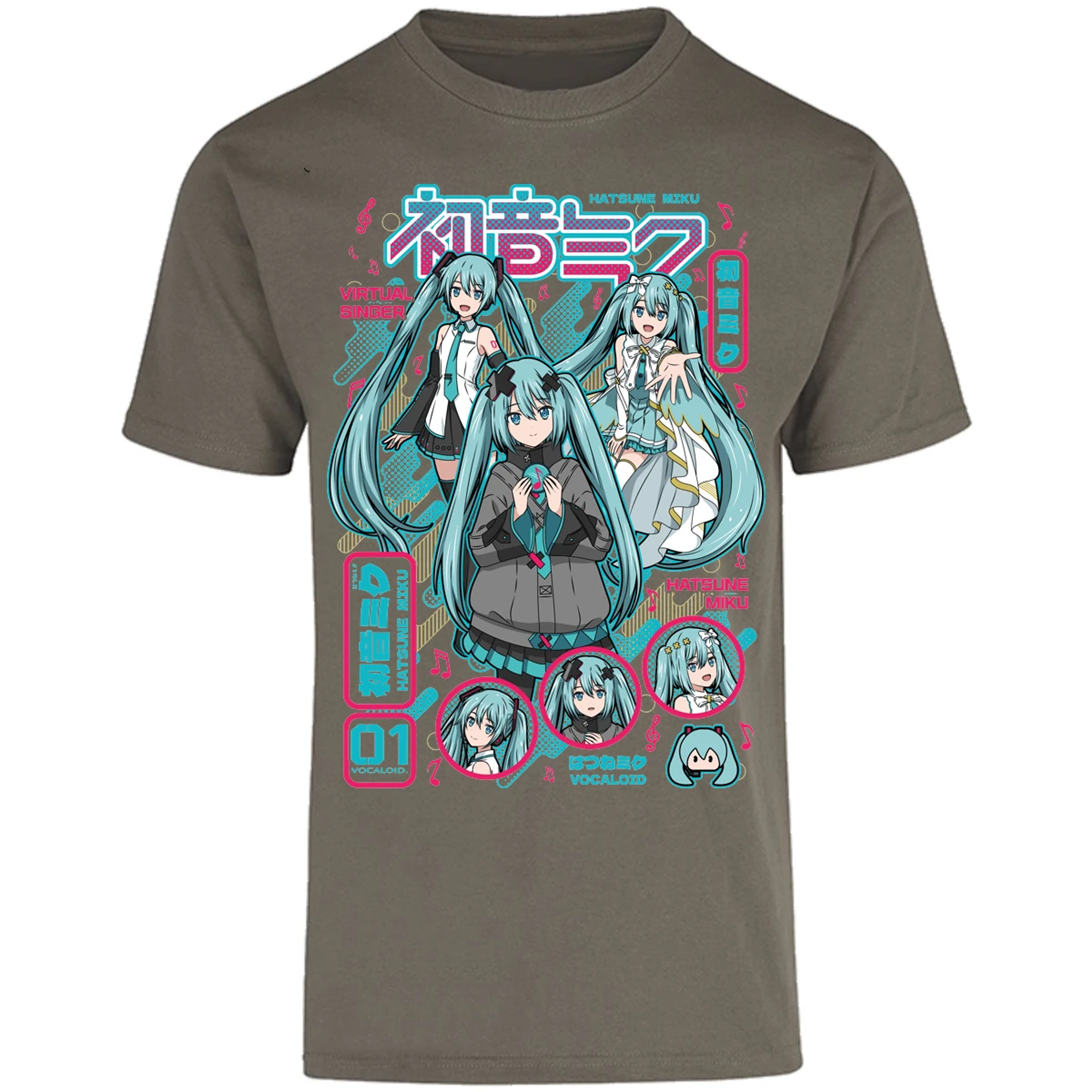 Playera Naruto Miku Anime para Adulto 16