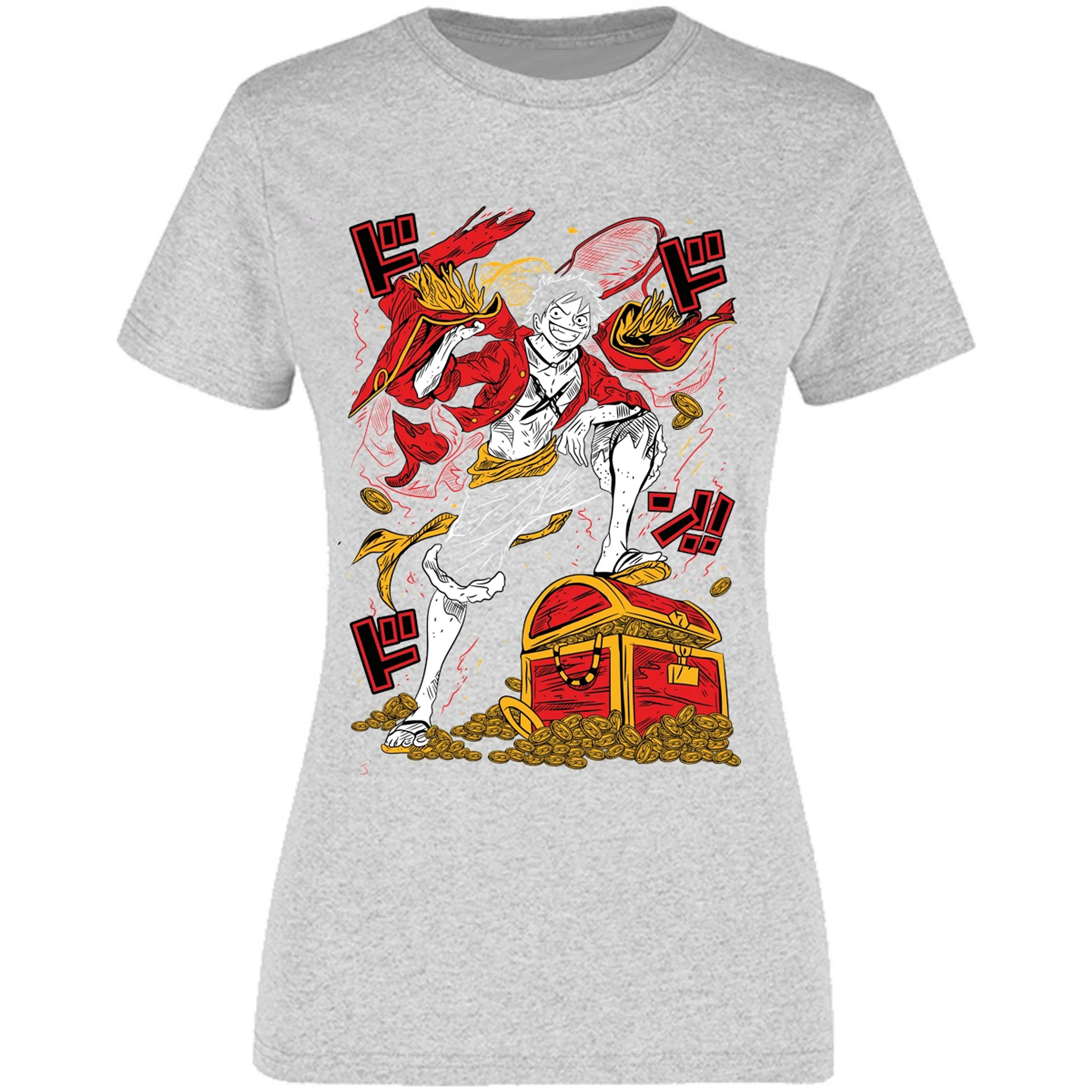 Blusa One Piece Luffy Tesoro Anime Blusa para Mujer 5