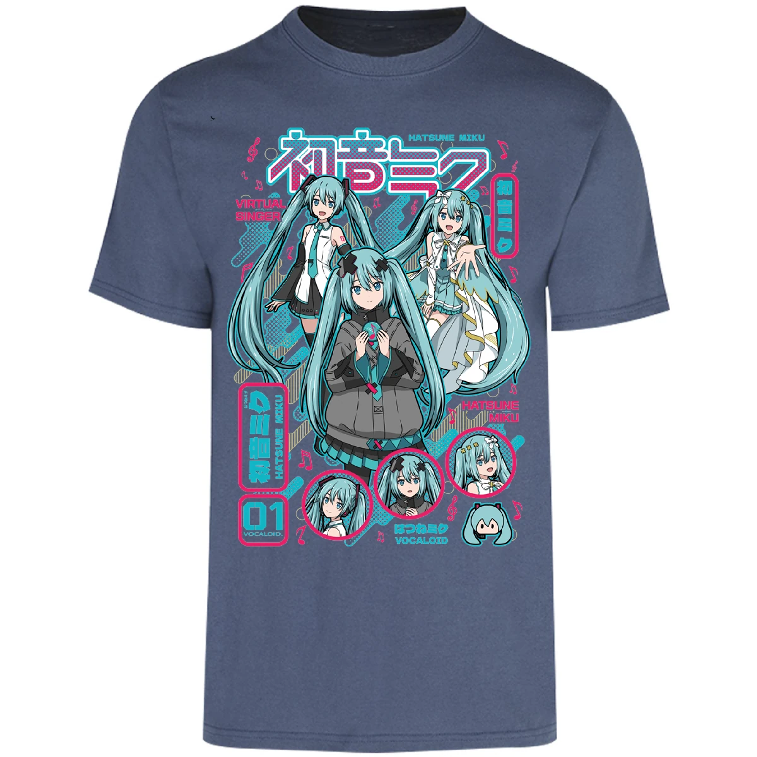 Playera Naruto Miku Anime para Adulto 2