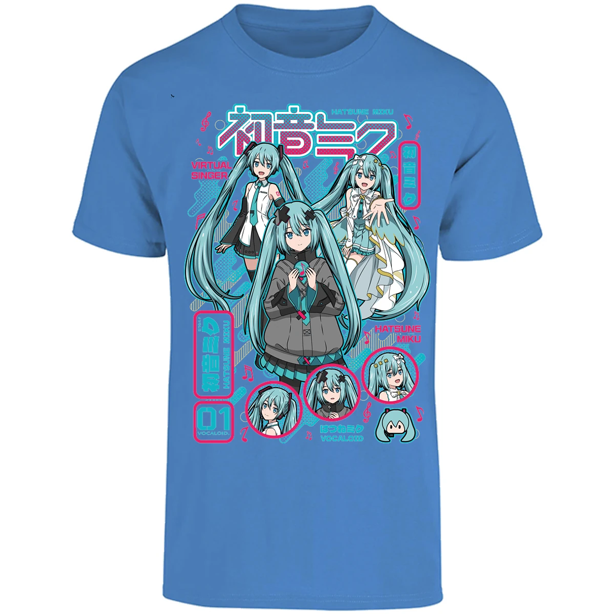 Playera Naruto Miku Anime para Adulto 3