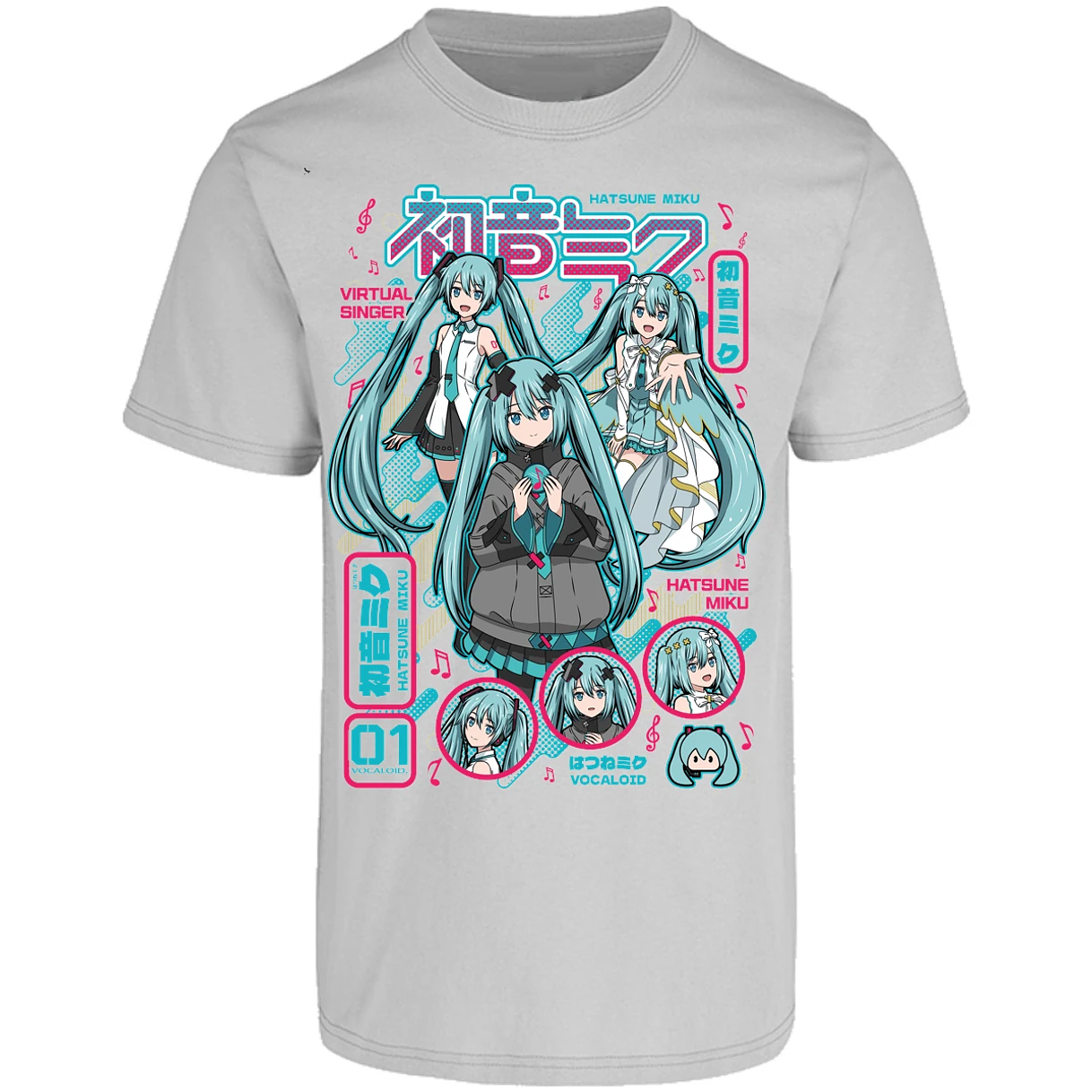 Playera Naruto Miku Anime para Adulto 27