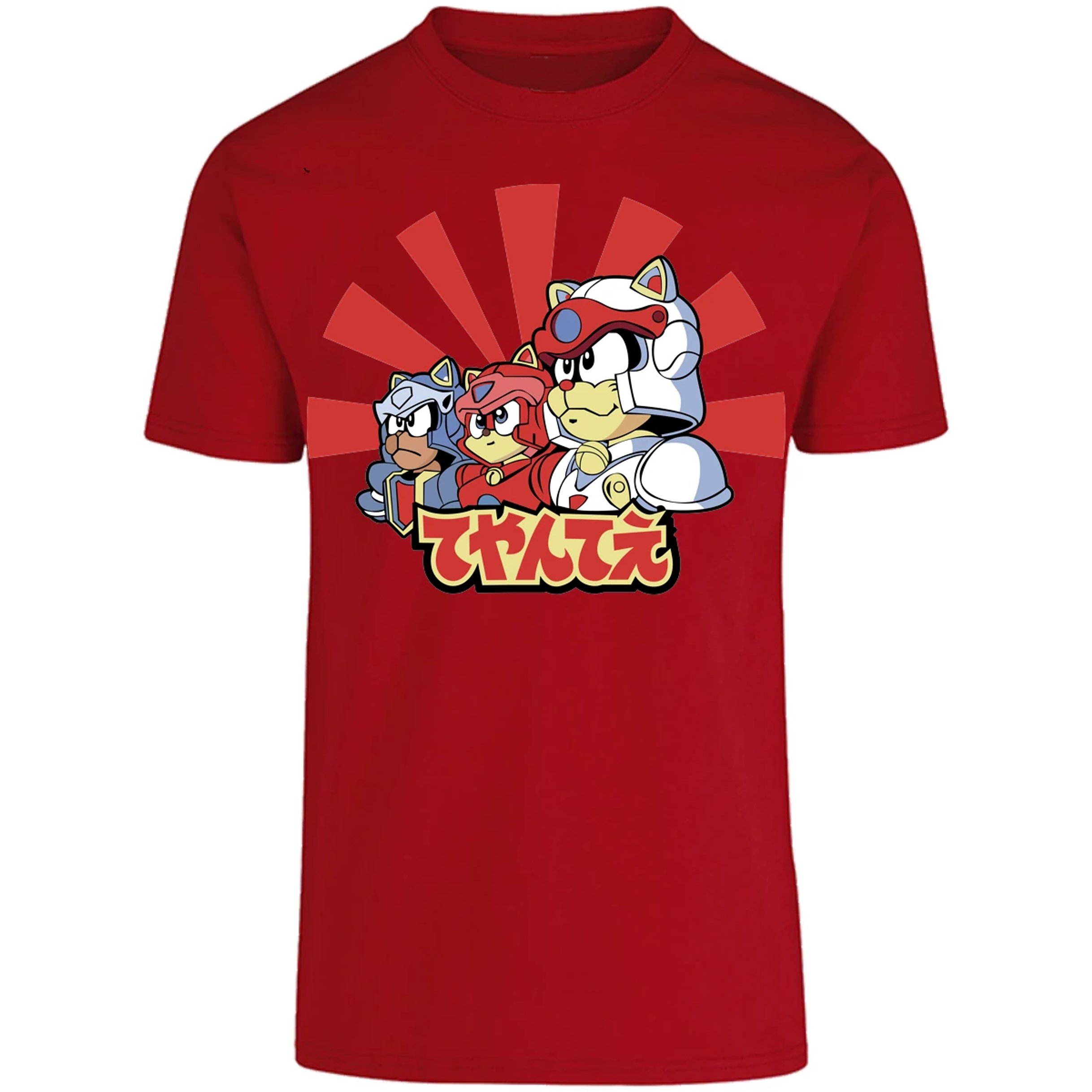 Playera Samurai Pizza Cats Gatos Samurai para Adulto 17