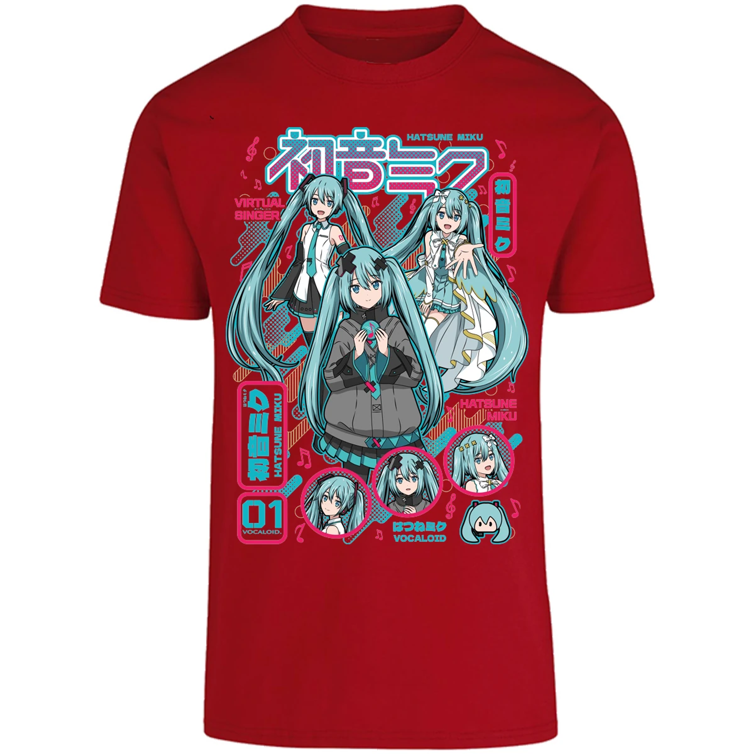 Playera Naruto Miku Anime para Adulto 29