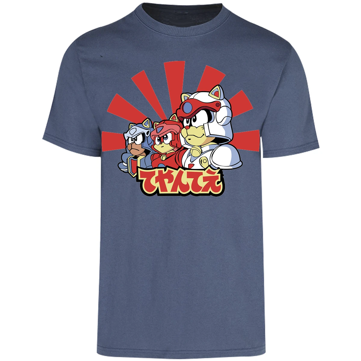 Playera Samurai Pizza Cats Gatos Samurai para Adulto 26