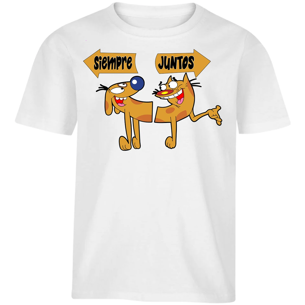 Playera San Valentin Catdog para Niño 16