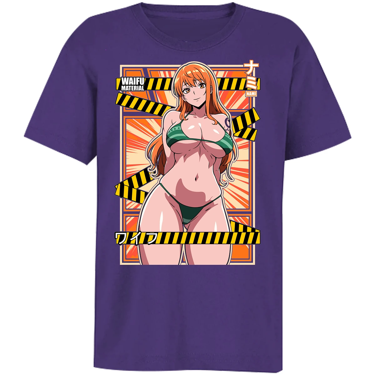 Playera One Piece Waifu Nami para Niño 7