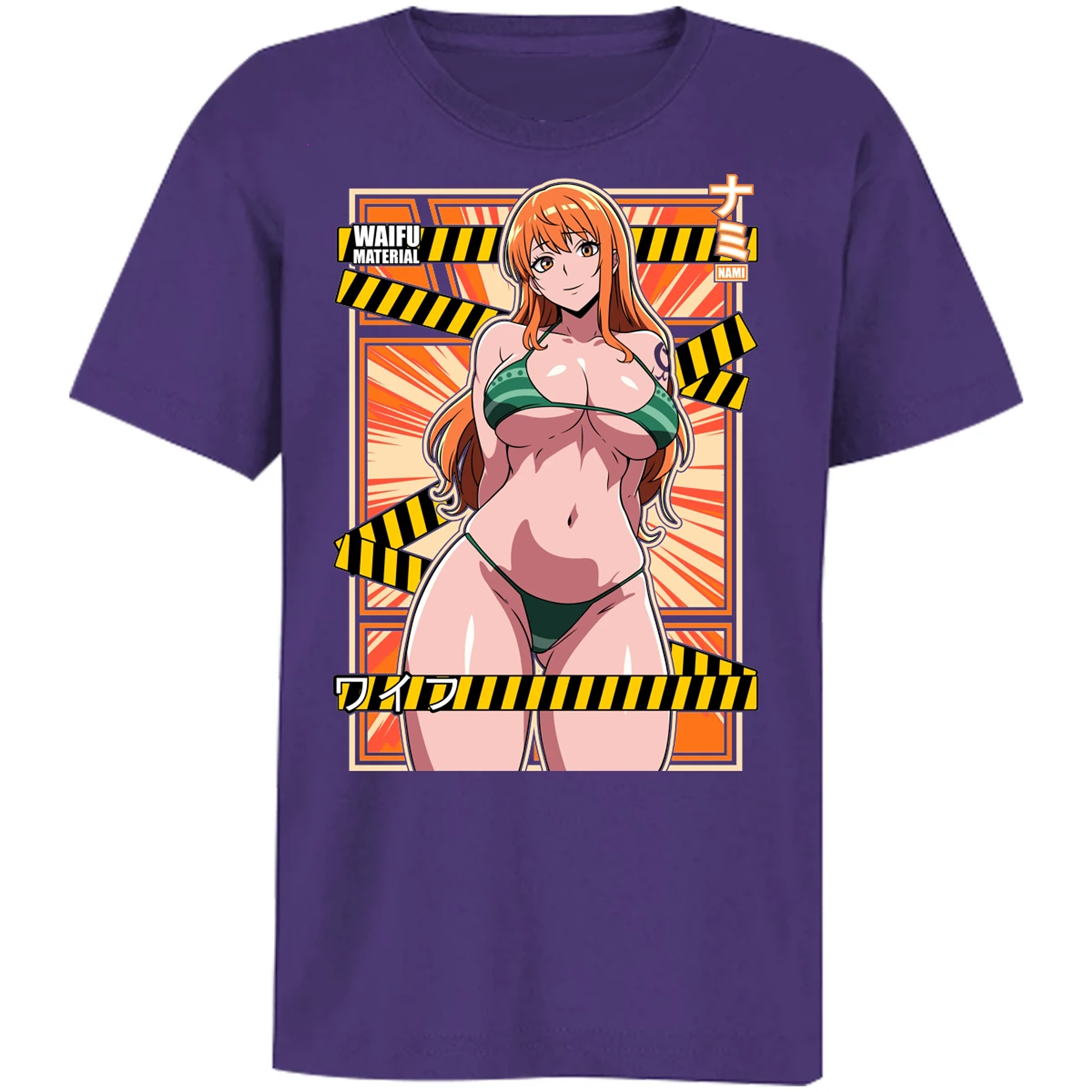 Playera One Piece Waifu Nami para Niño 7