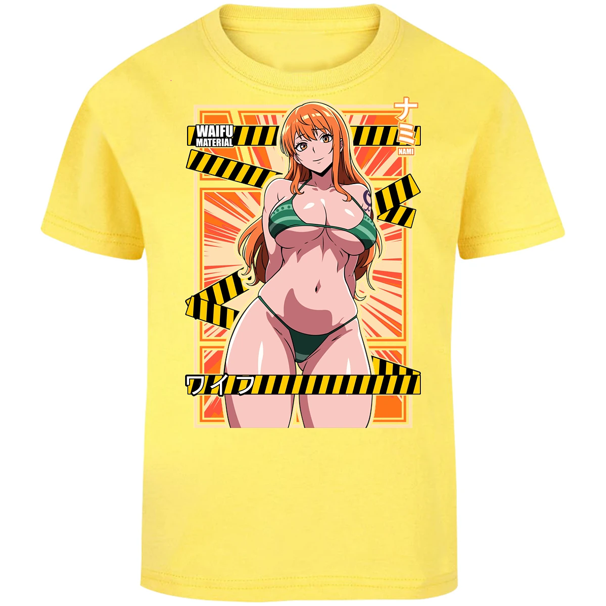 Playera One Piece Waifu Nami para Niño 11