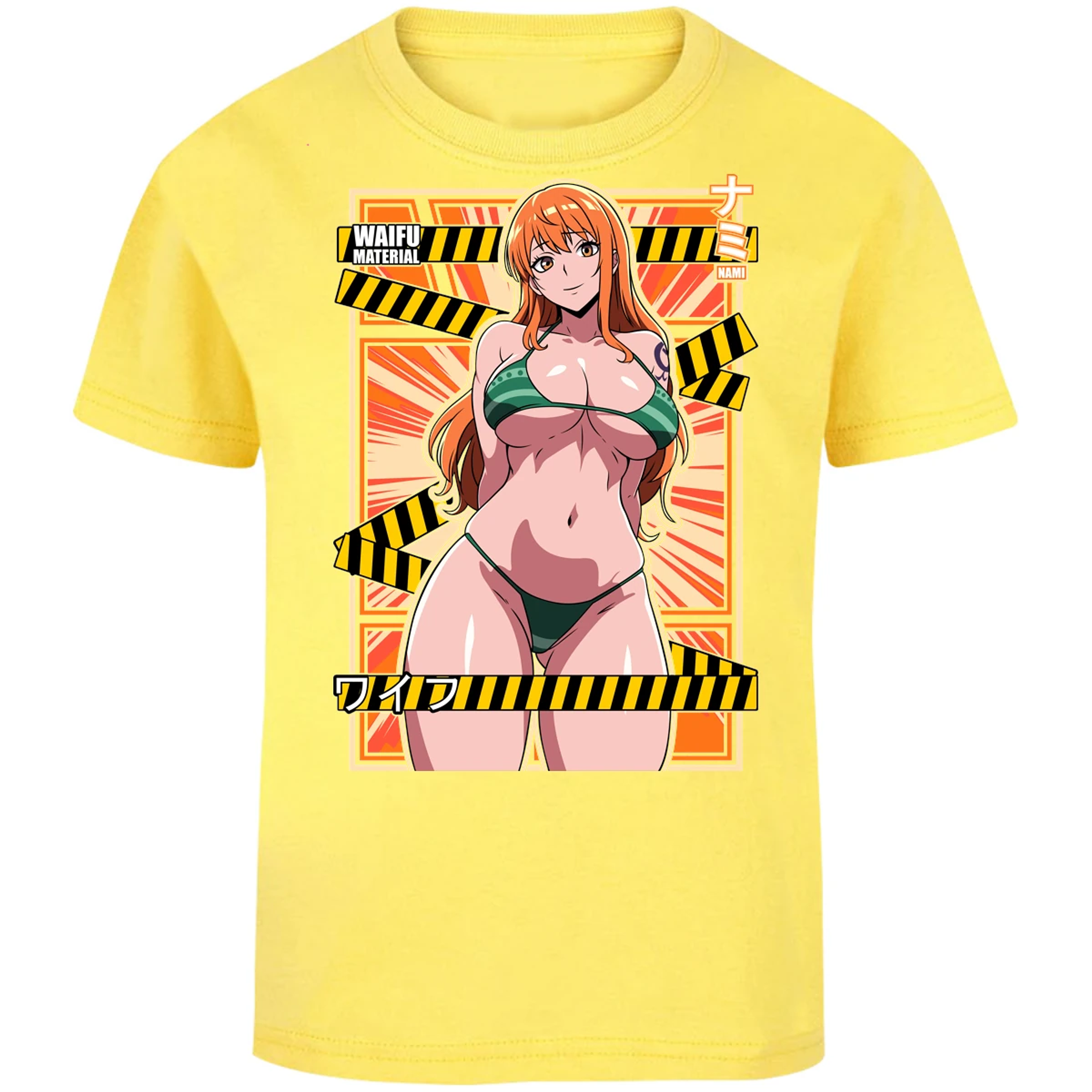 Playera One Piece Waifu Nami para Niño 11