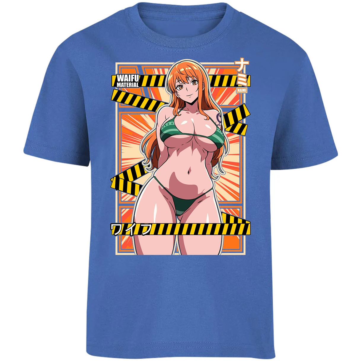 Playera One Piece Waifu Nami para Niño 13