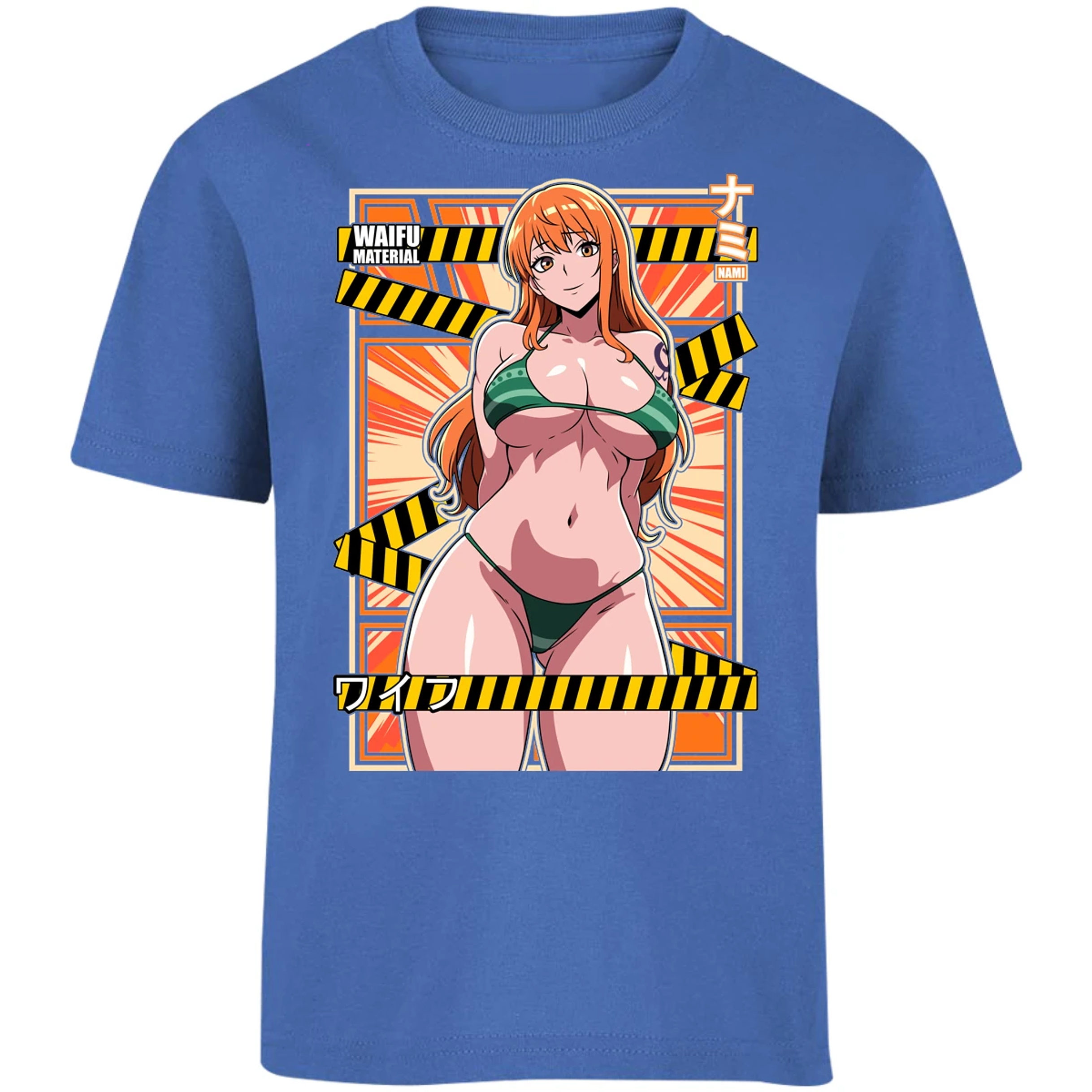 Playera One Piece Waifu Nami para Niño 13