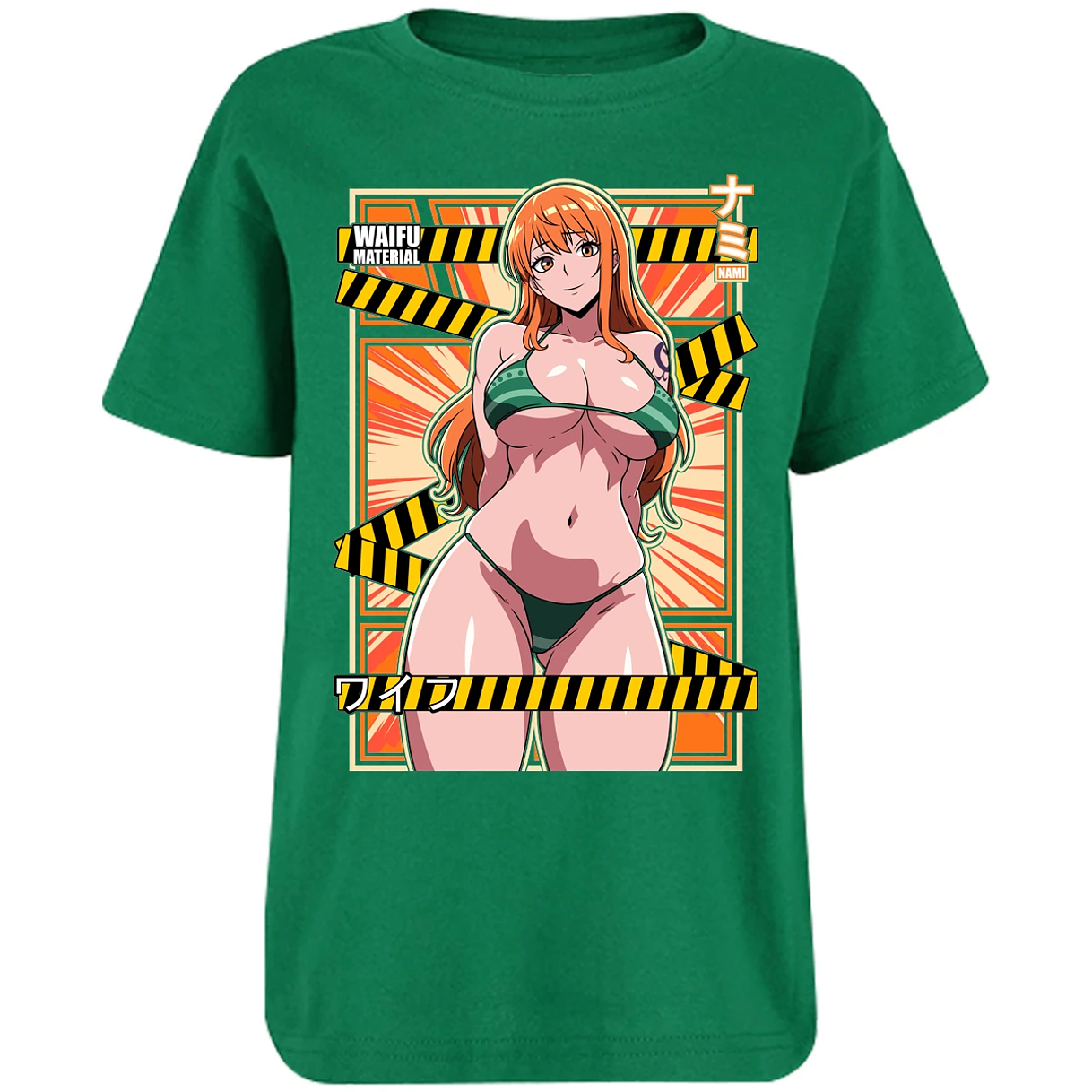 Playera One Piece Waifu Nami para Niño 15