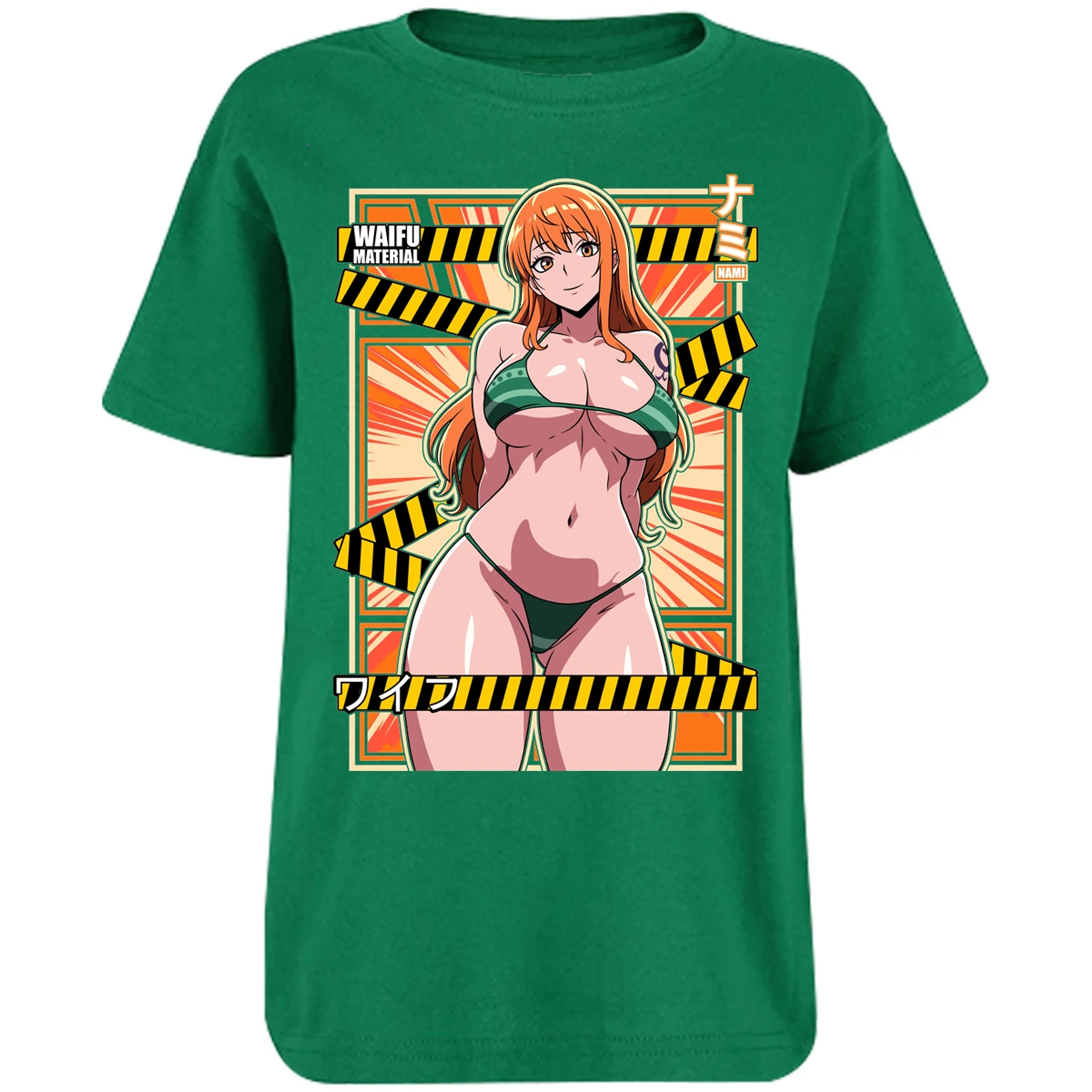 Playera One Piece Waifu Nami para Niño 15