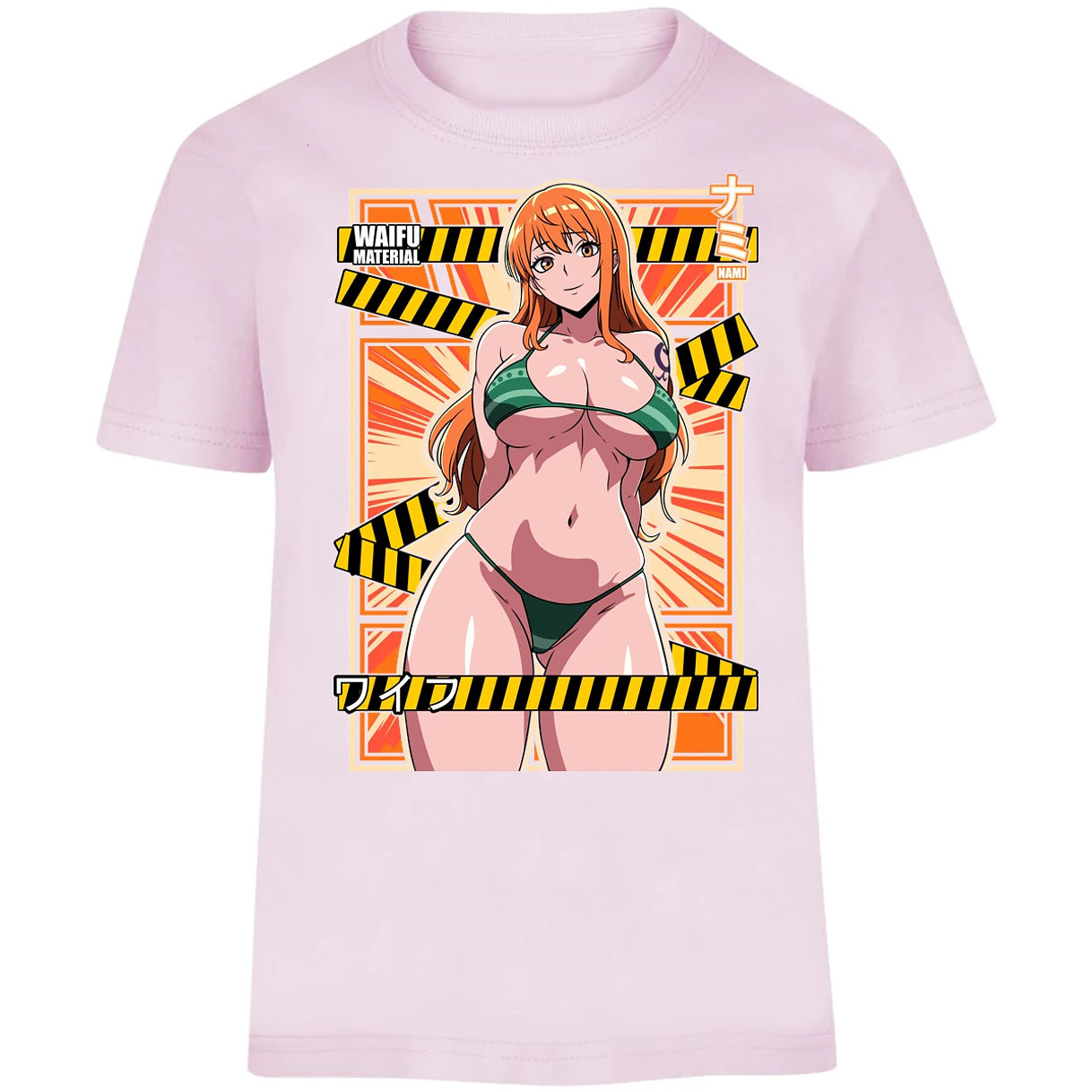 Playera One Piece Waifu Nami para Niño 27