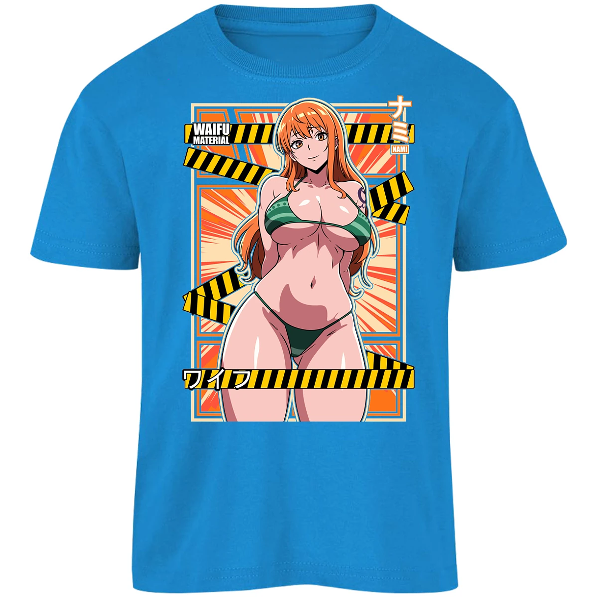 Playera One Piece Waifu Nami para Niño 29