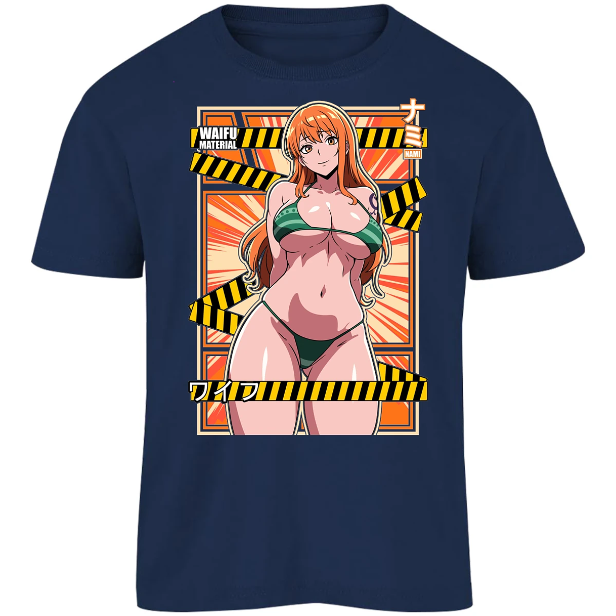 Playera One Piece Waifu Nami para Niño 31