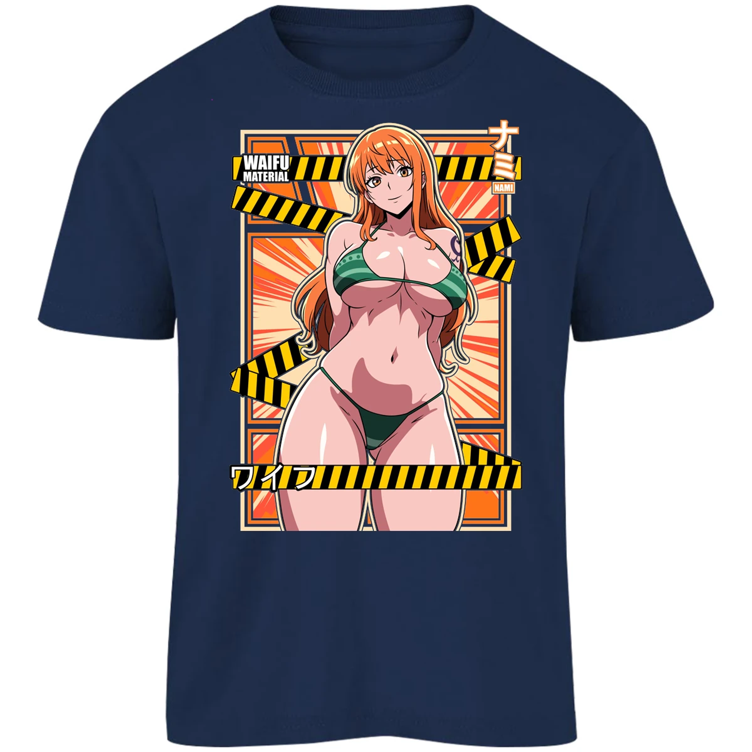 Playera One Piece Waifu Nami para Niño 31