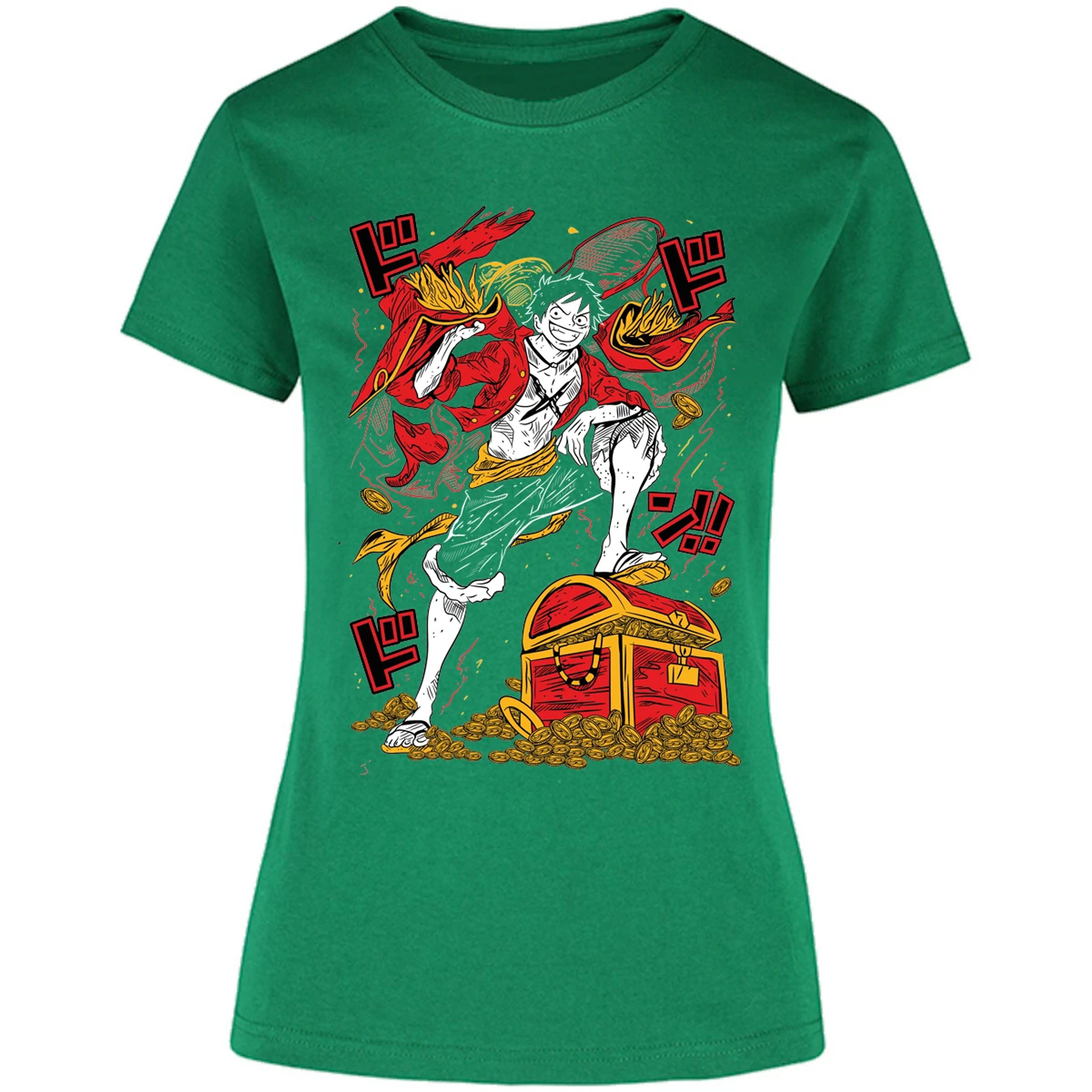 Blusa One Piece Luffy Tesoro Anime Blusa para Mujer 11