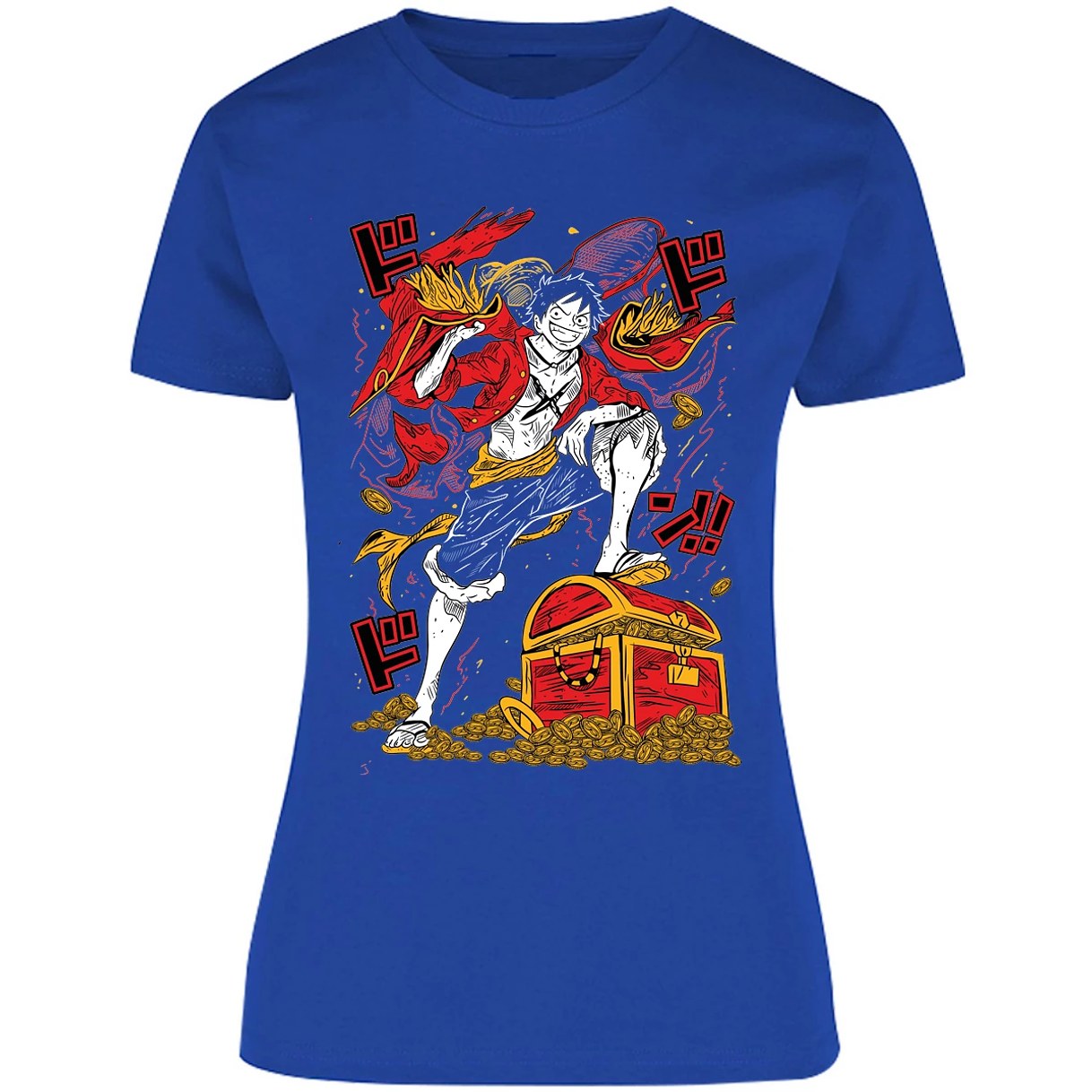 Blusa One Piece Luffy Tesoro Anime Blusa para Mujer 9