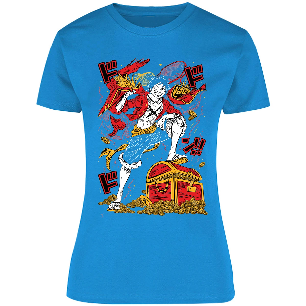 Blusa One Piece Luffy Tesoro Anime Blusa para Mujer 31