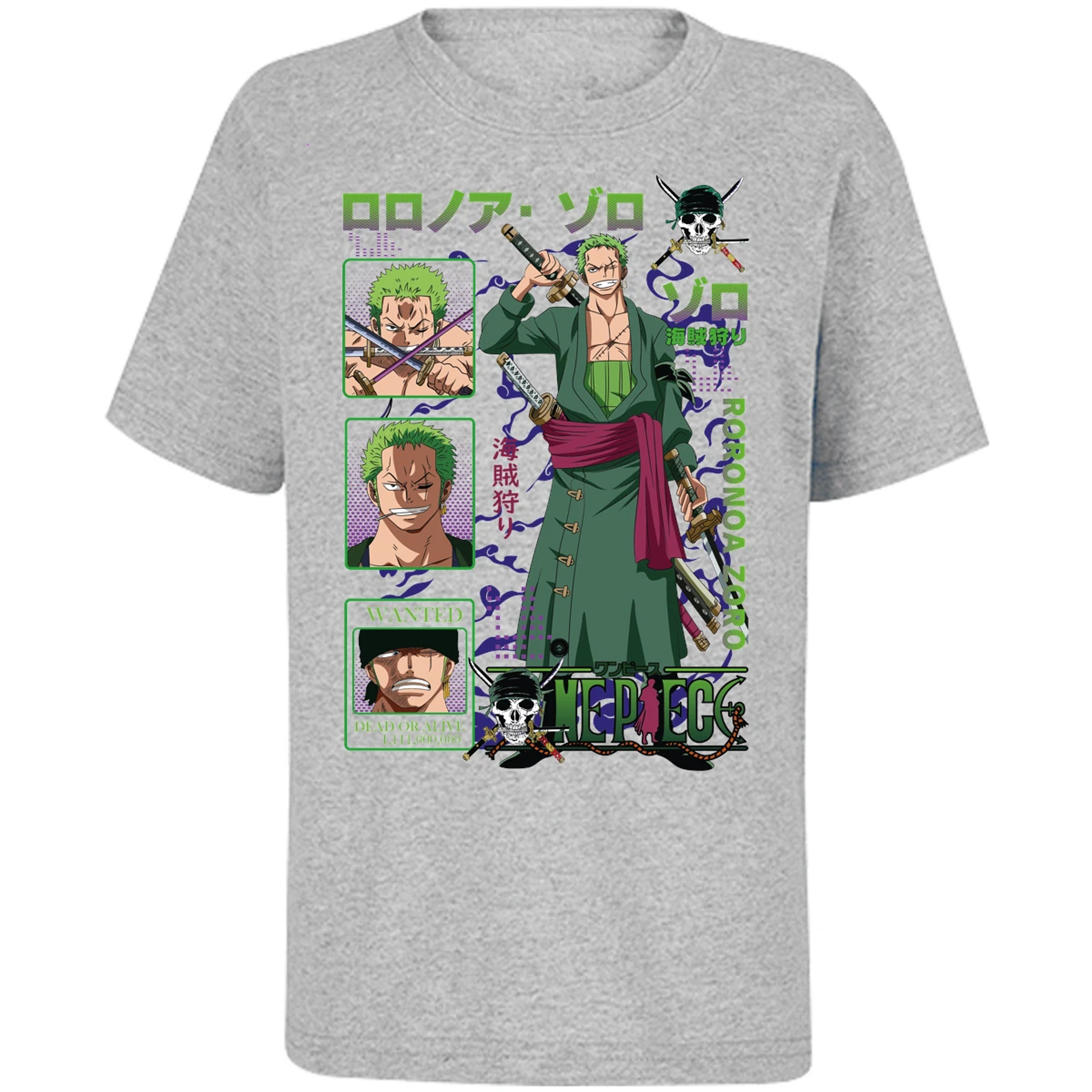 Playera One Piece Zoro One Piece para Niño 9