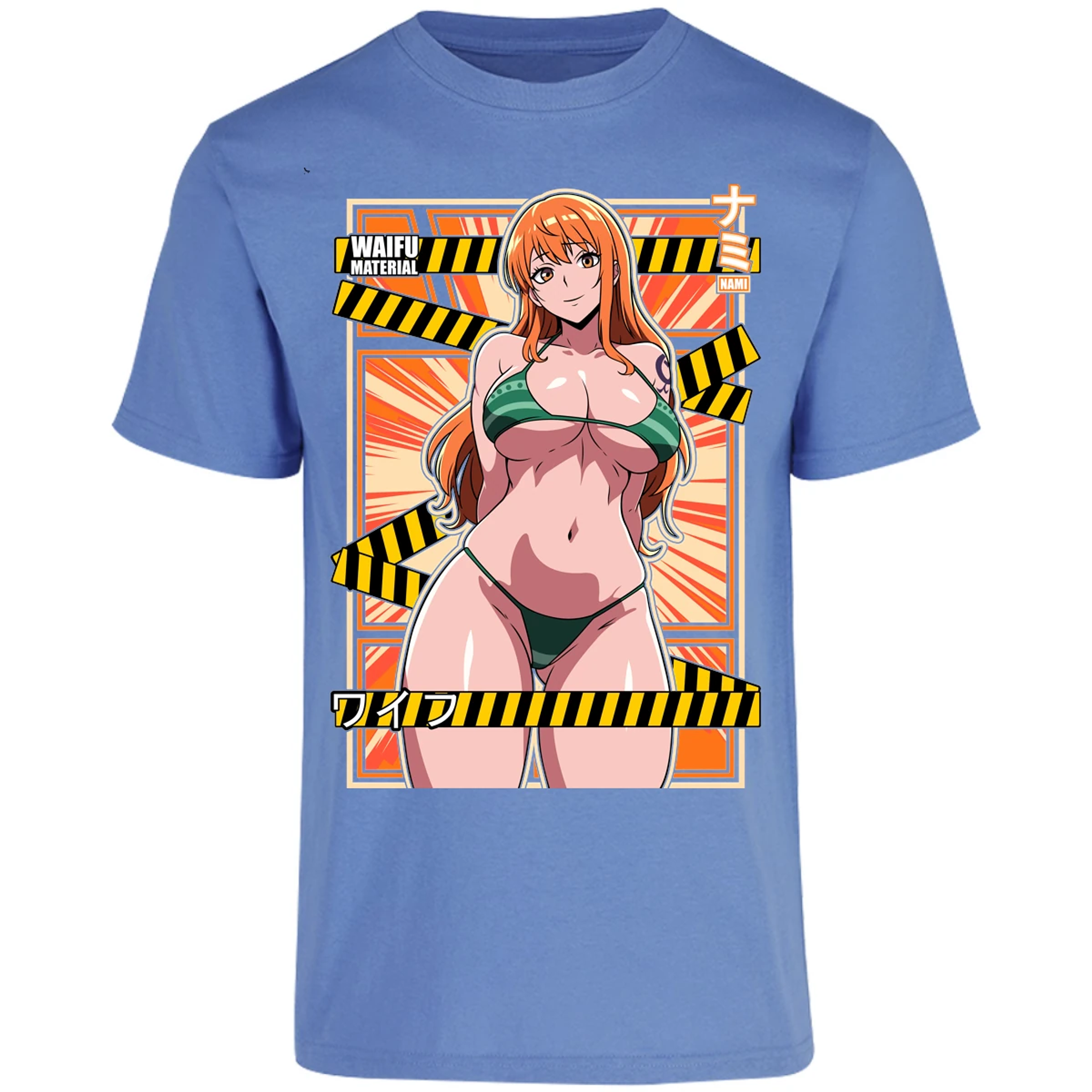 Playera One Piece Waifu Nami para Adulto 7