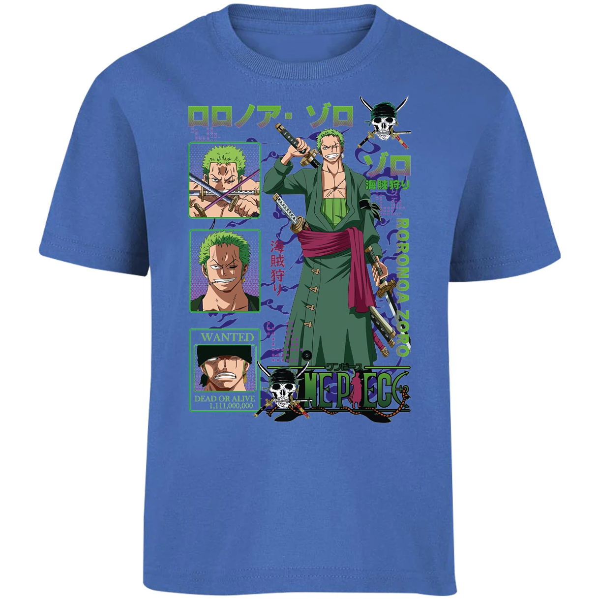 Playera One Piece Zoro One Piece para Niño 3