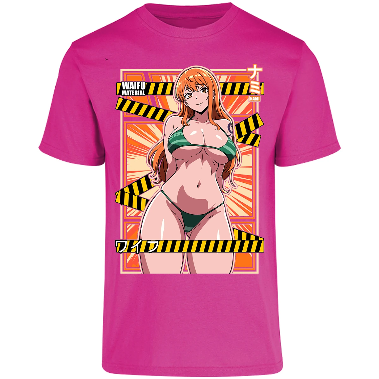 Playera One Piece Waifu Nami para Adulto 4