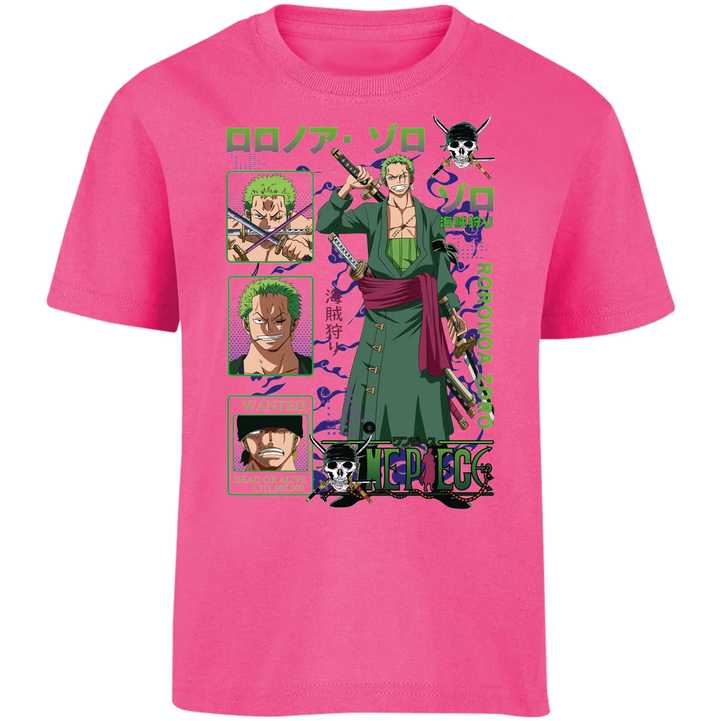 Playera One Piece Zoro One Piece para Niño 5
