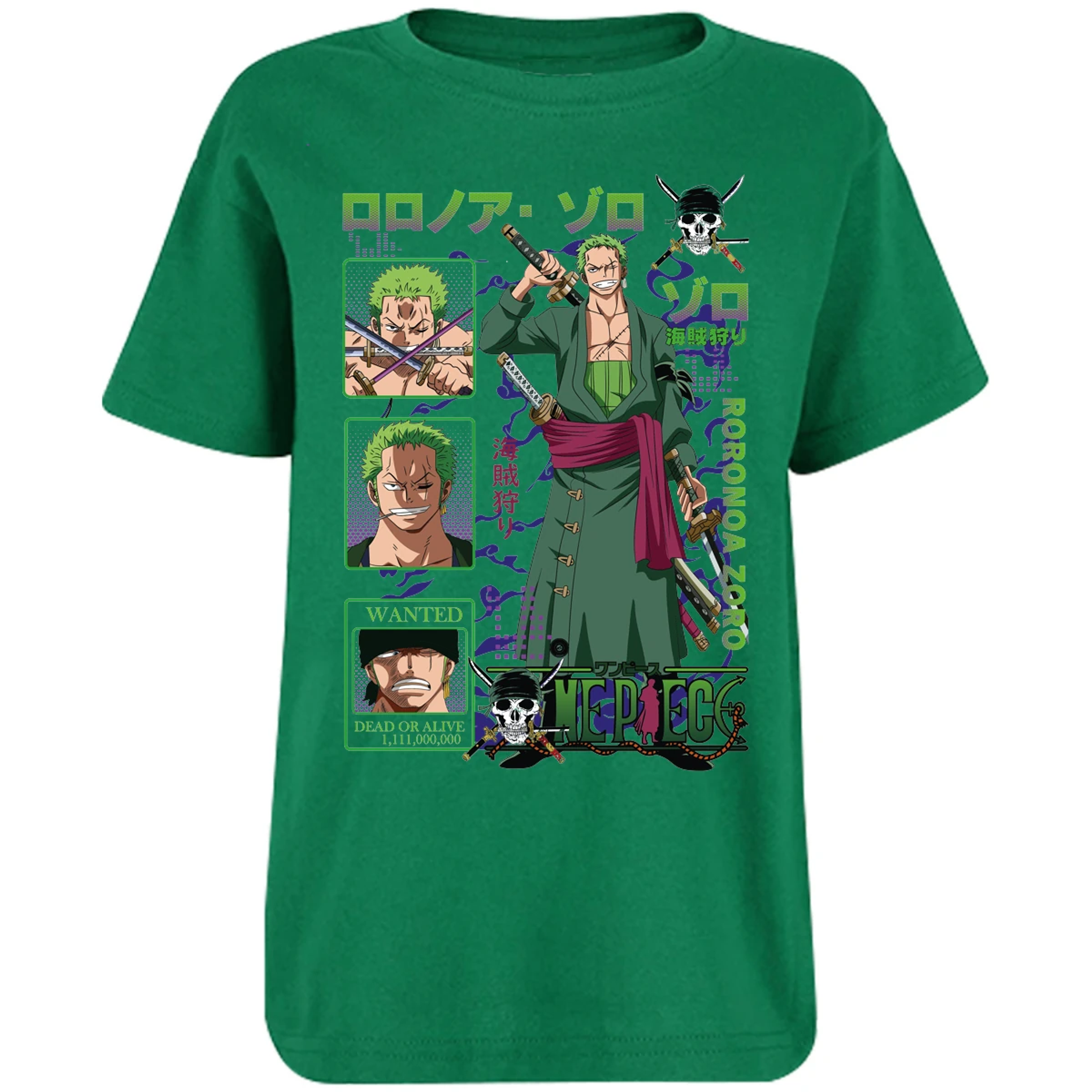 Playera One Piece Zoro One Piece para Niño 25